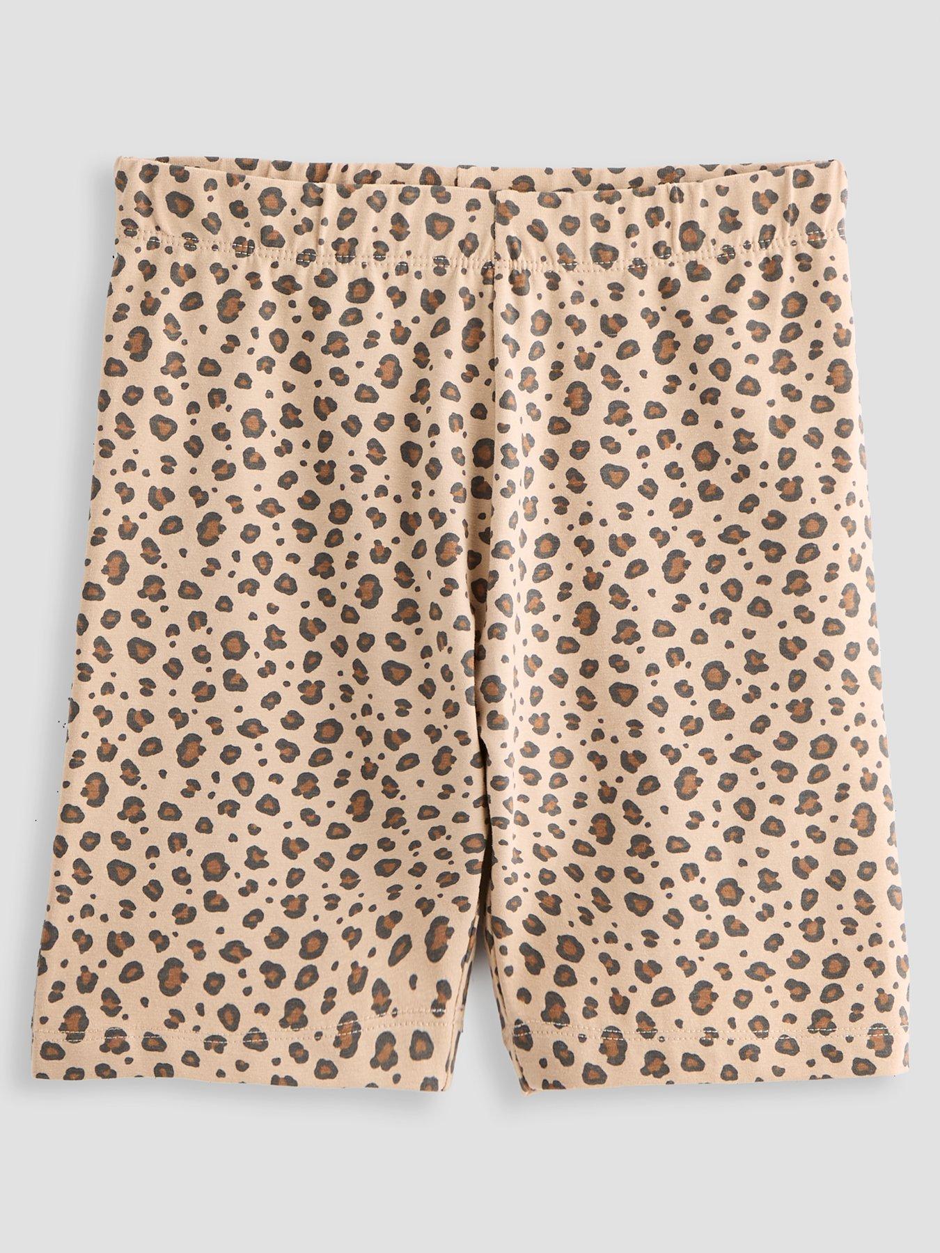 Image 2 of 5 of The Very Collection Girls 3 Pack Plain And Print Cycling Shorts - Multi