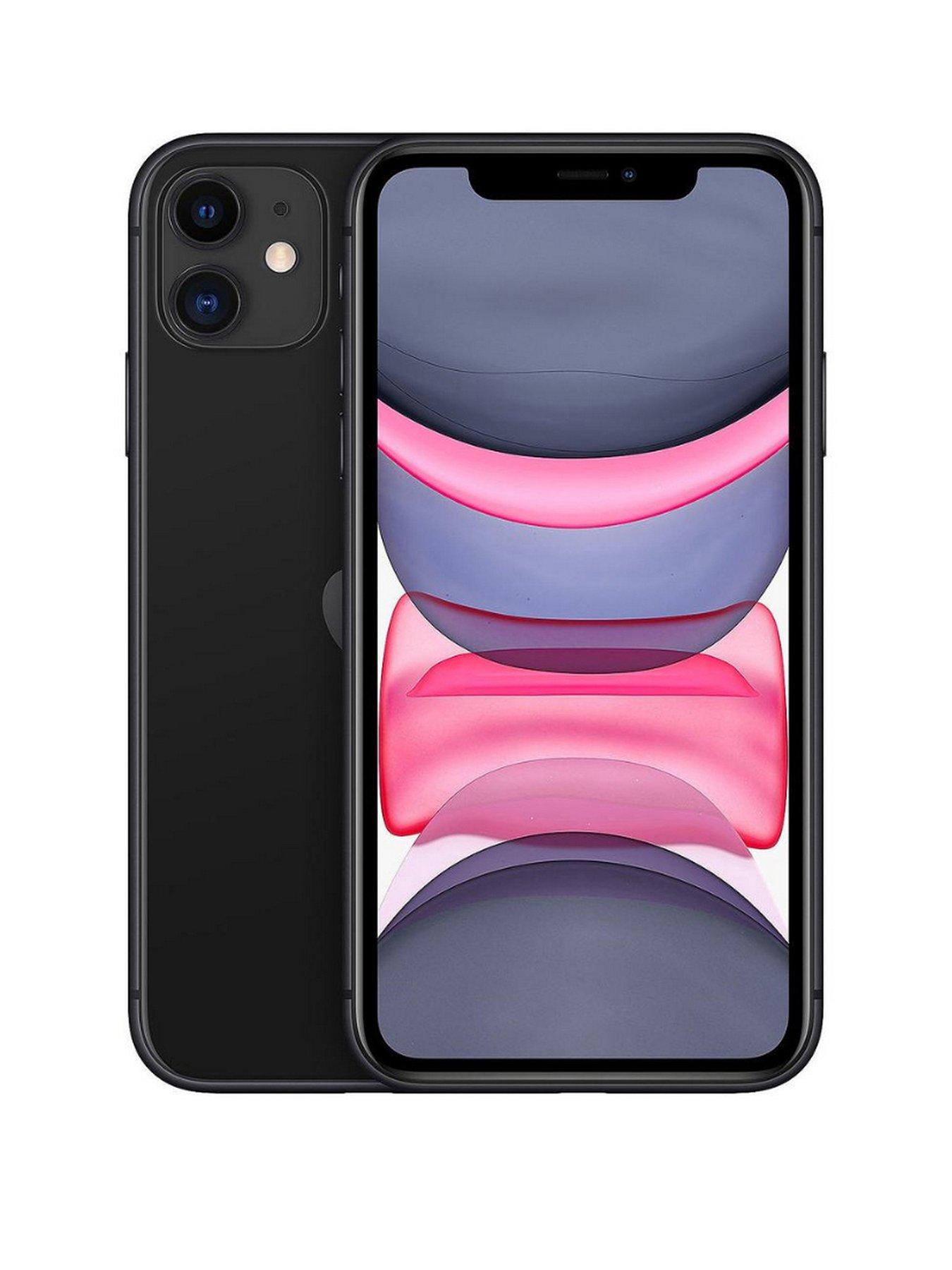 Refurbished Apple iPhone 11 - 64GB, Black (Pristine Condition)