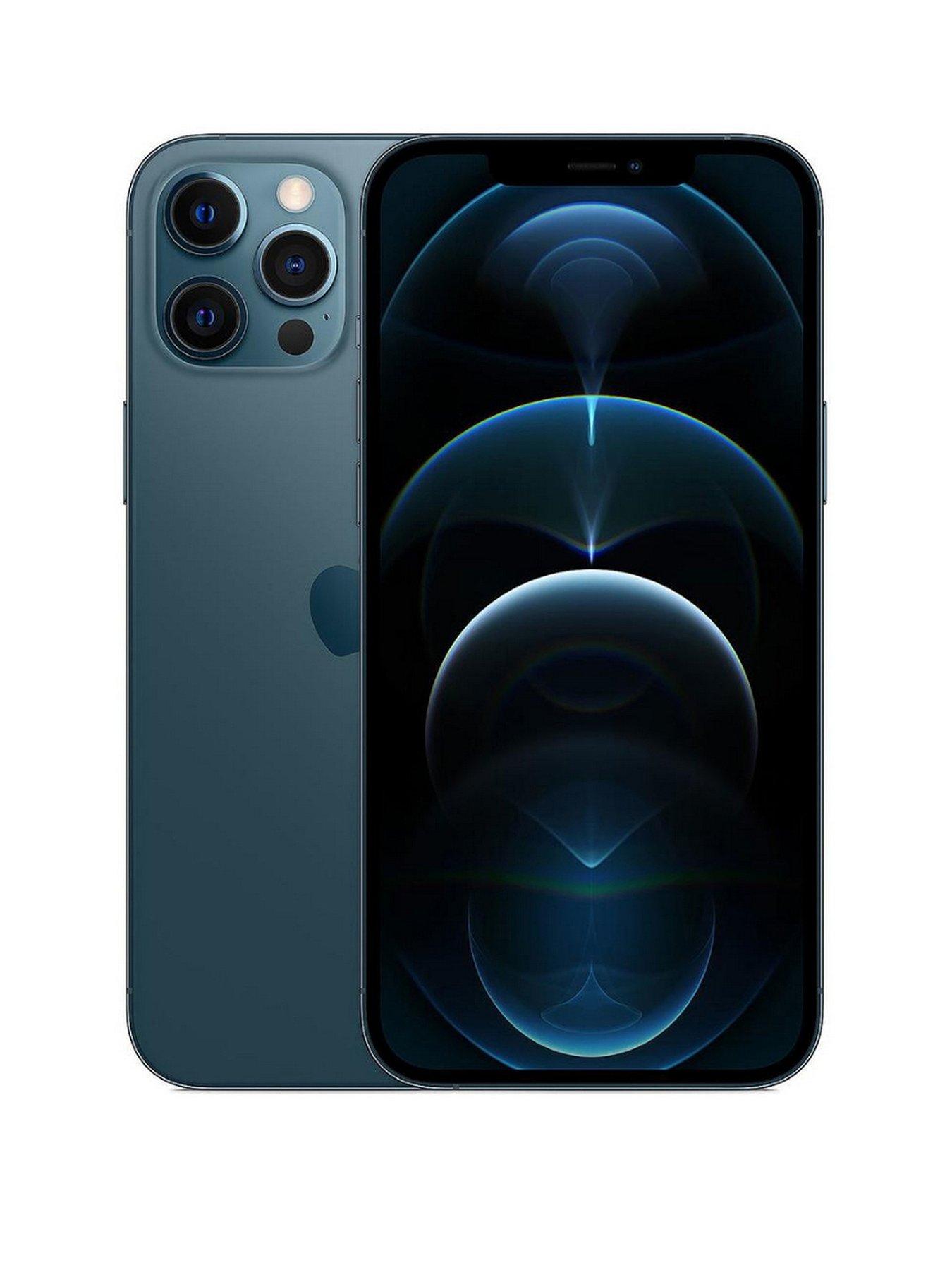 Refurbished Apple iPhone 12 Pro Max - 128GB, Pacific Blue (Pristine Condition)