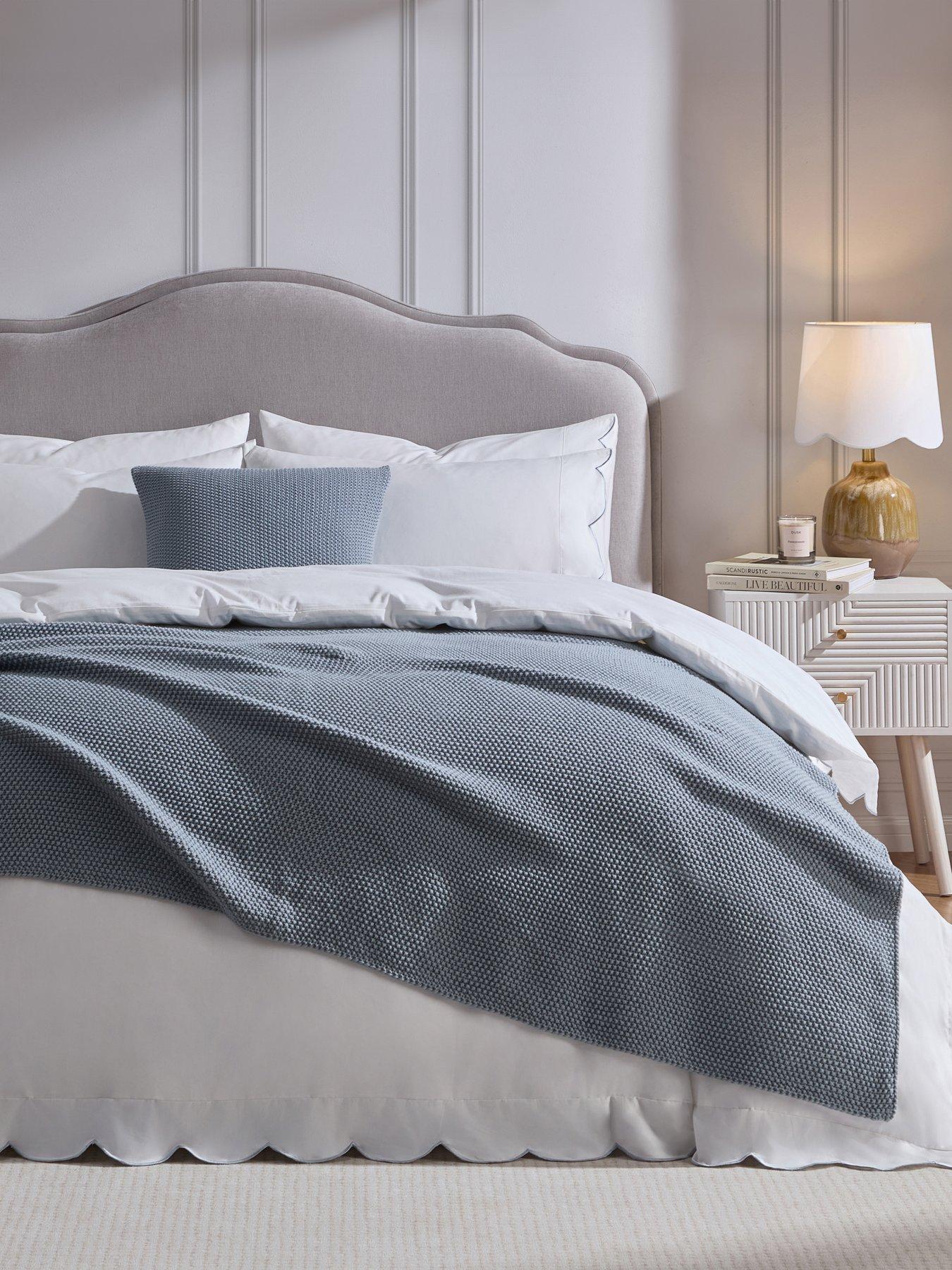 Dusk St Ives Light Weight Knit Throw