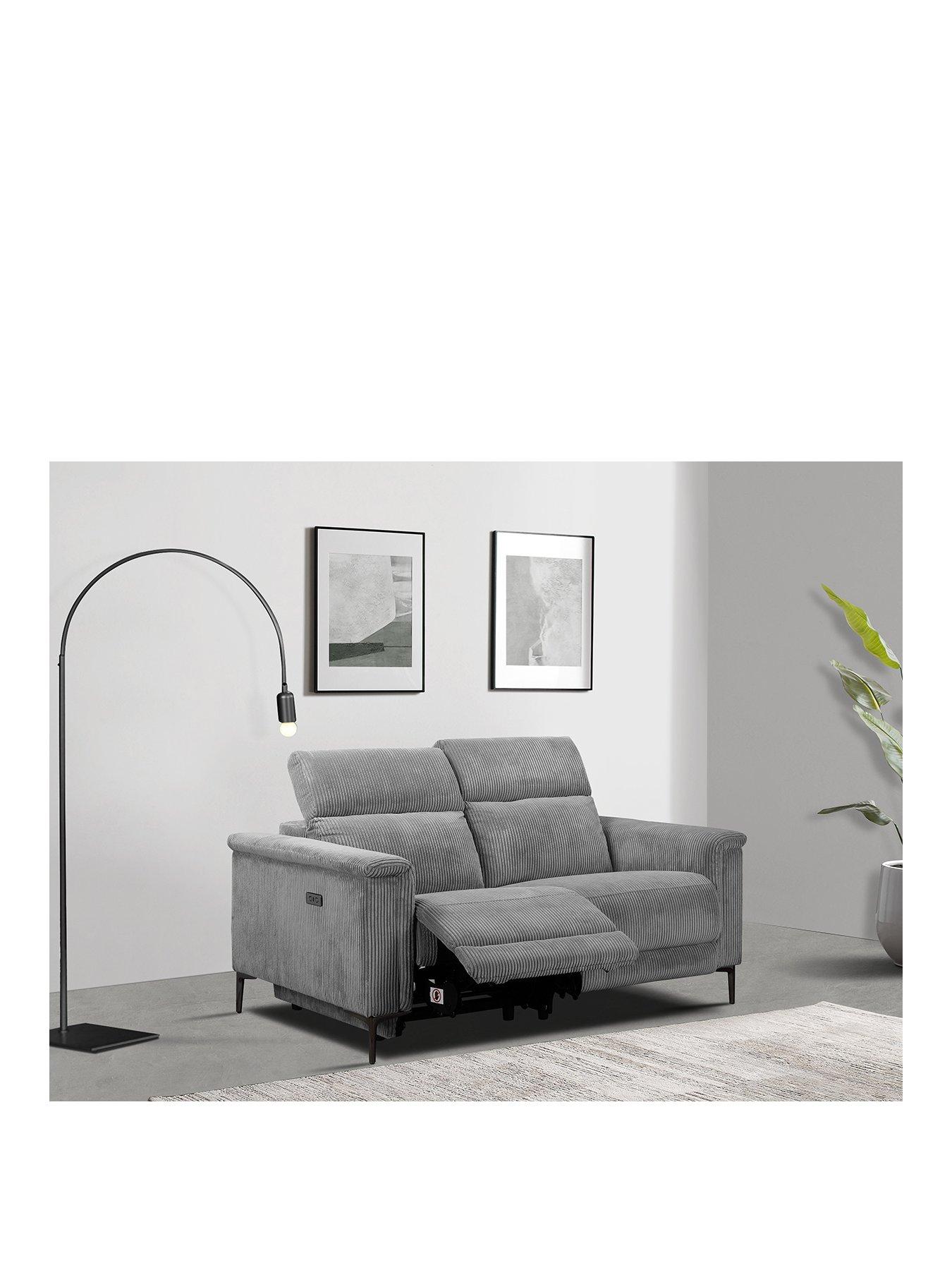  image of dorel-home-lund-2-seater-electric-recliner-sofa