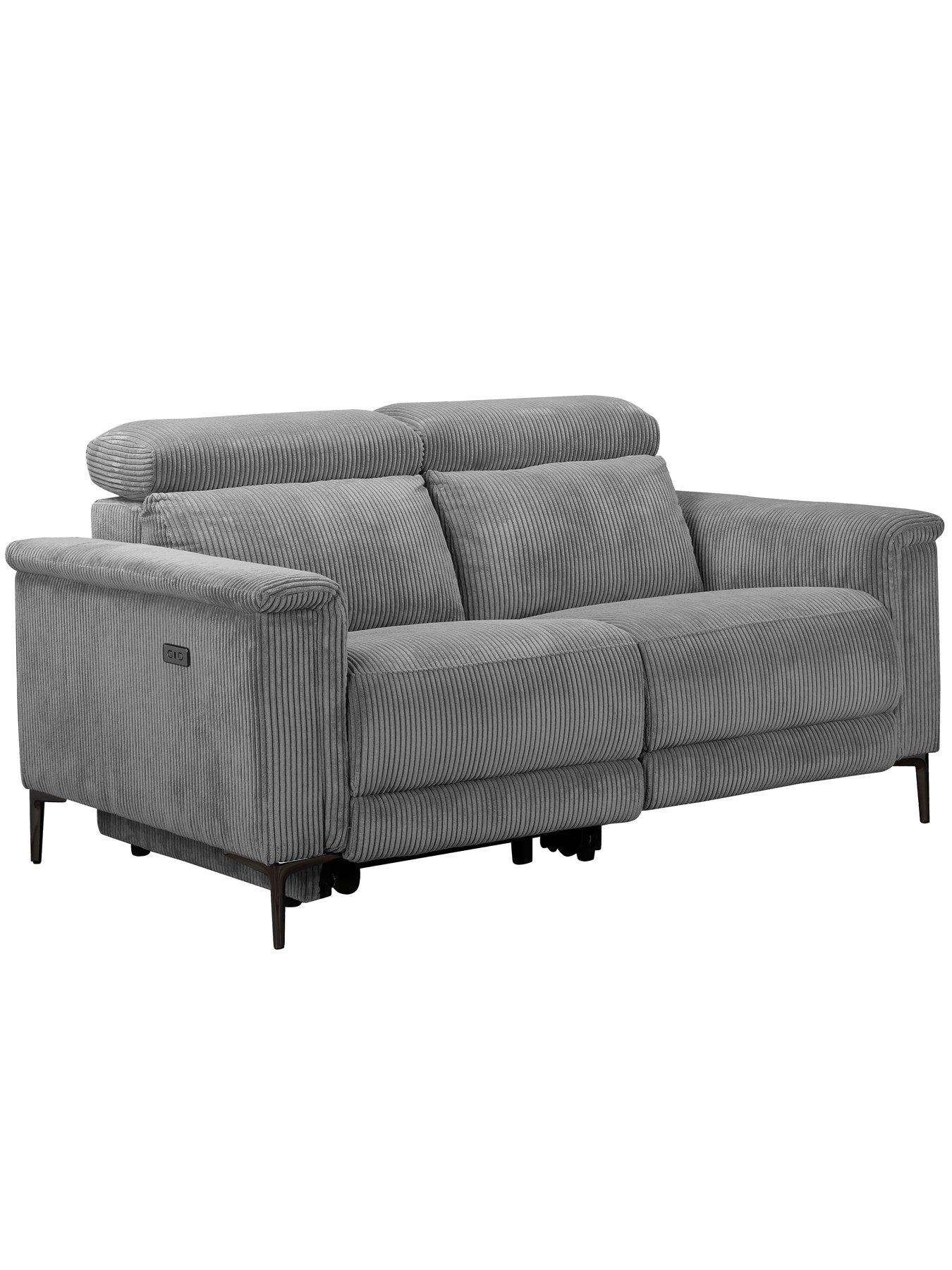  image of dorel-home-lund-2-seater-electric-recliner-sofa