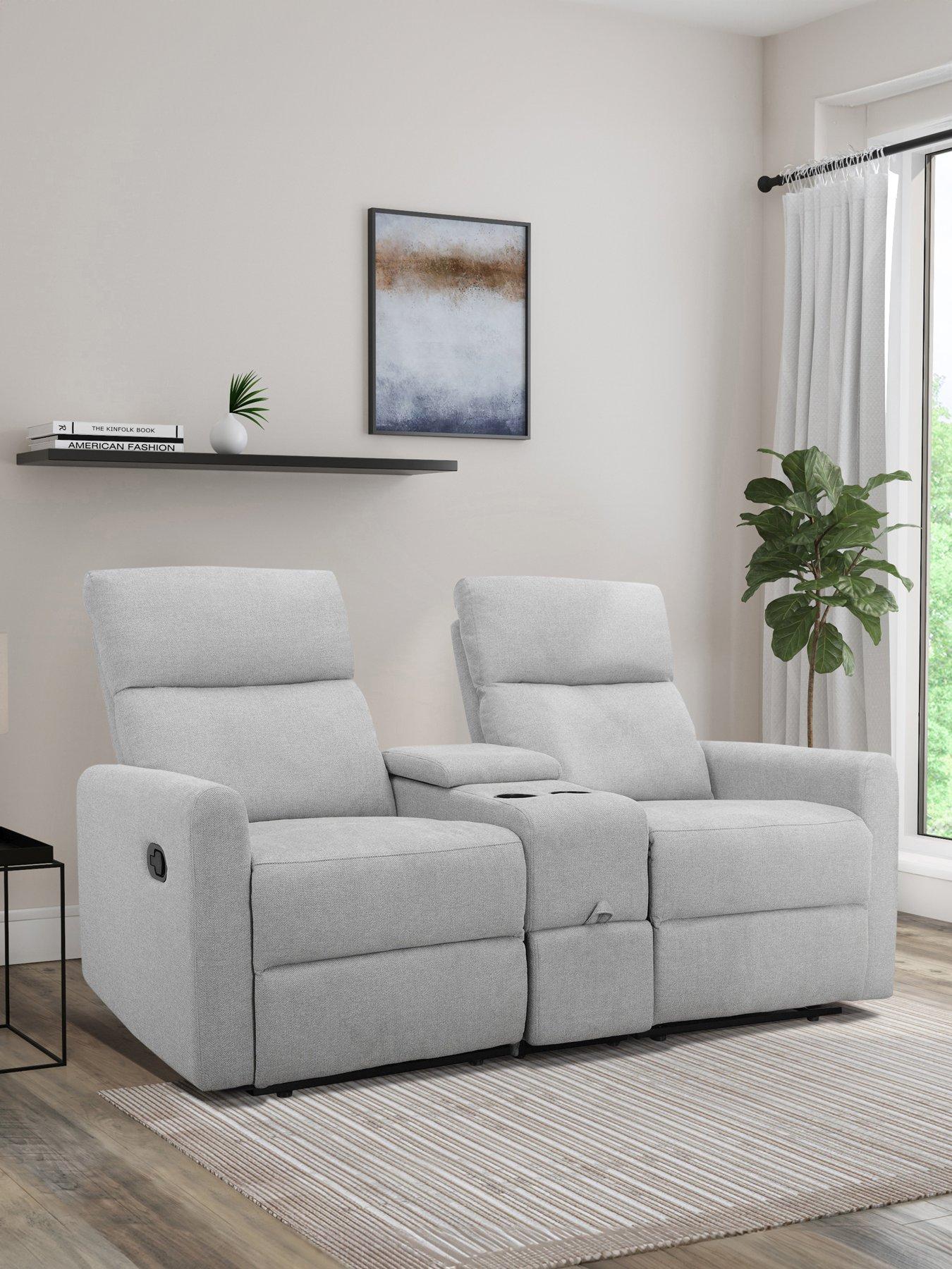 Image 1 of 6 of Dorel Home Daoulas Cinema Recliner Sofa