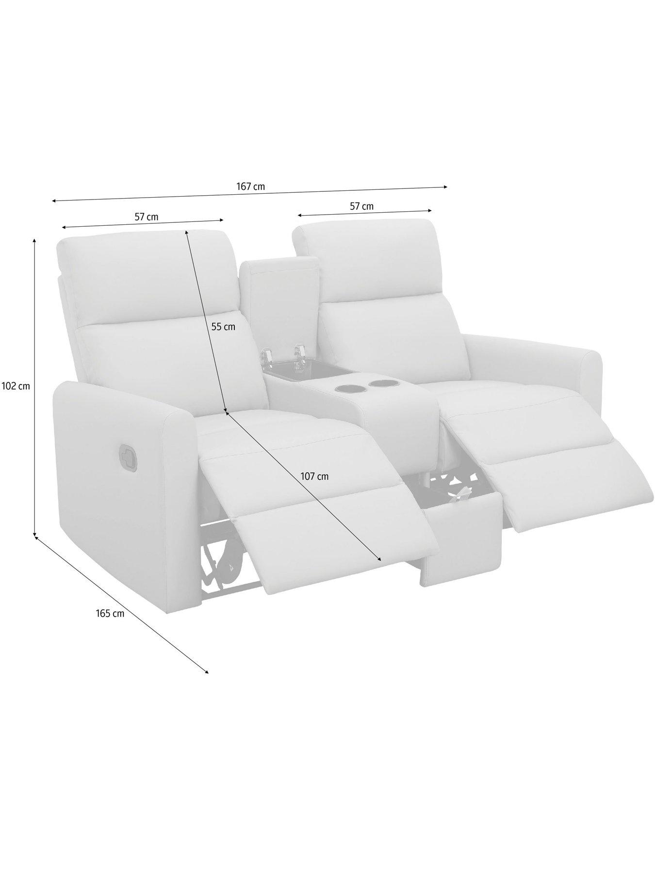 Image 6 of 6 of Dorel Home Daoulas Cinema Recliner Sofa