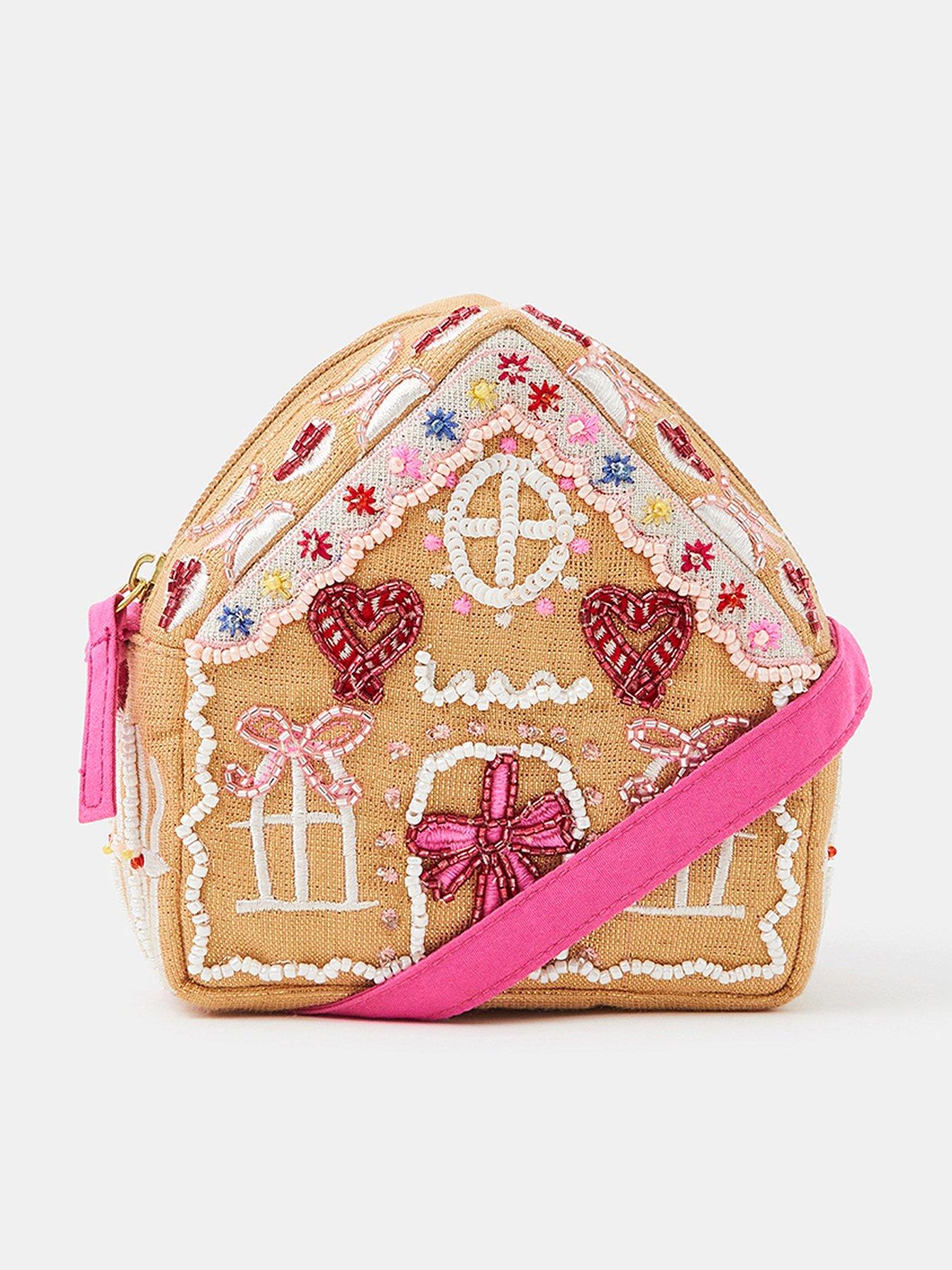 Image 1 of 4 of Accessorize Girls Gingerbread House Bag - Multi