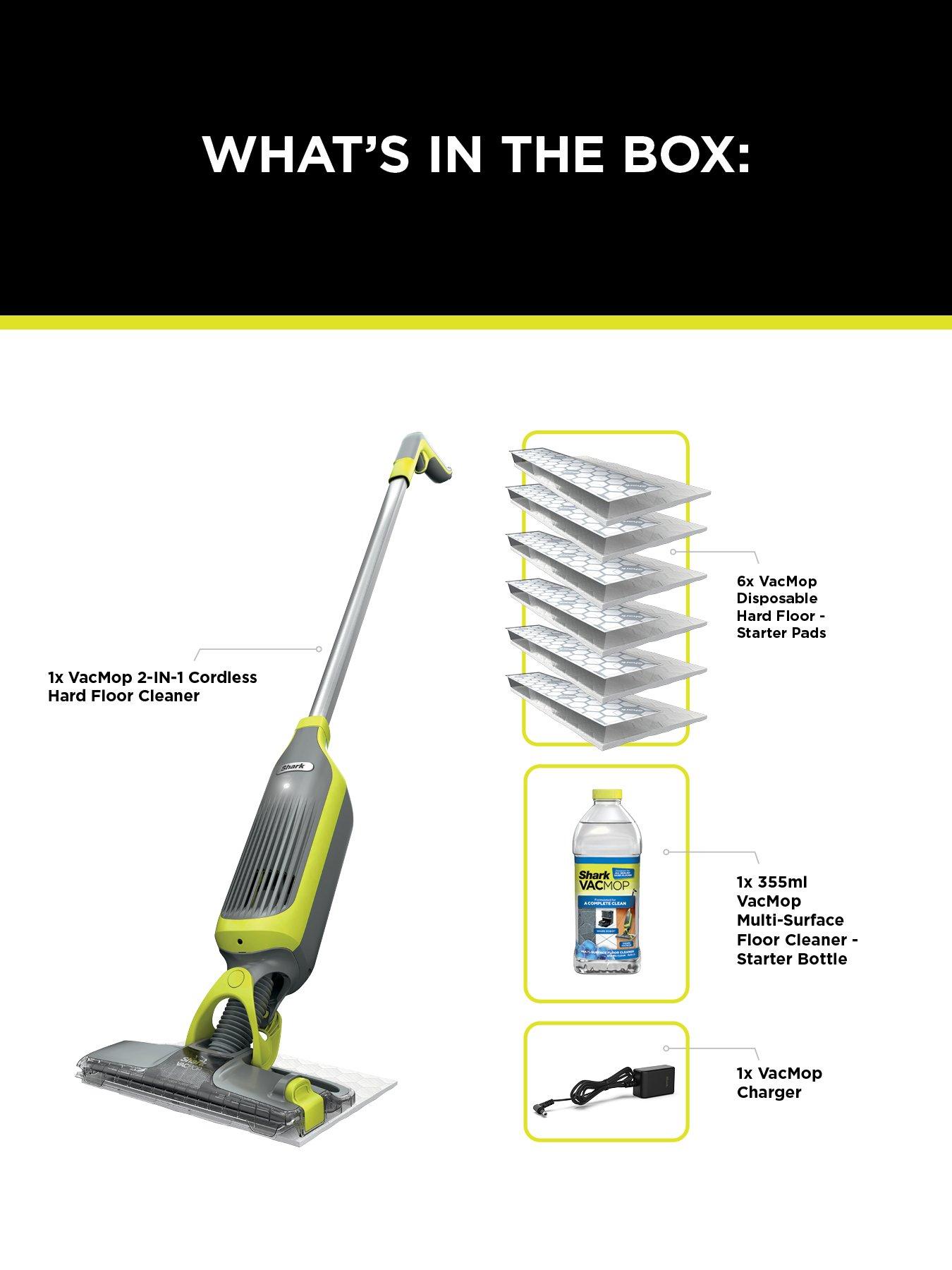  image of shark-vacmop-2-in-1-cordless-vacuum-mop-with-targeted-spray-vm200uk