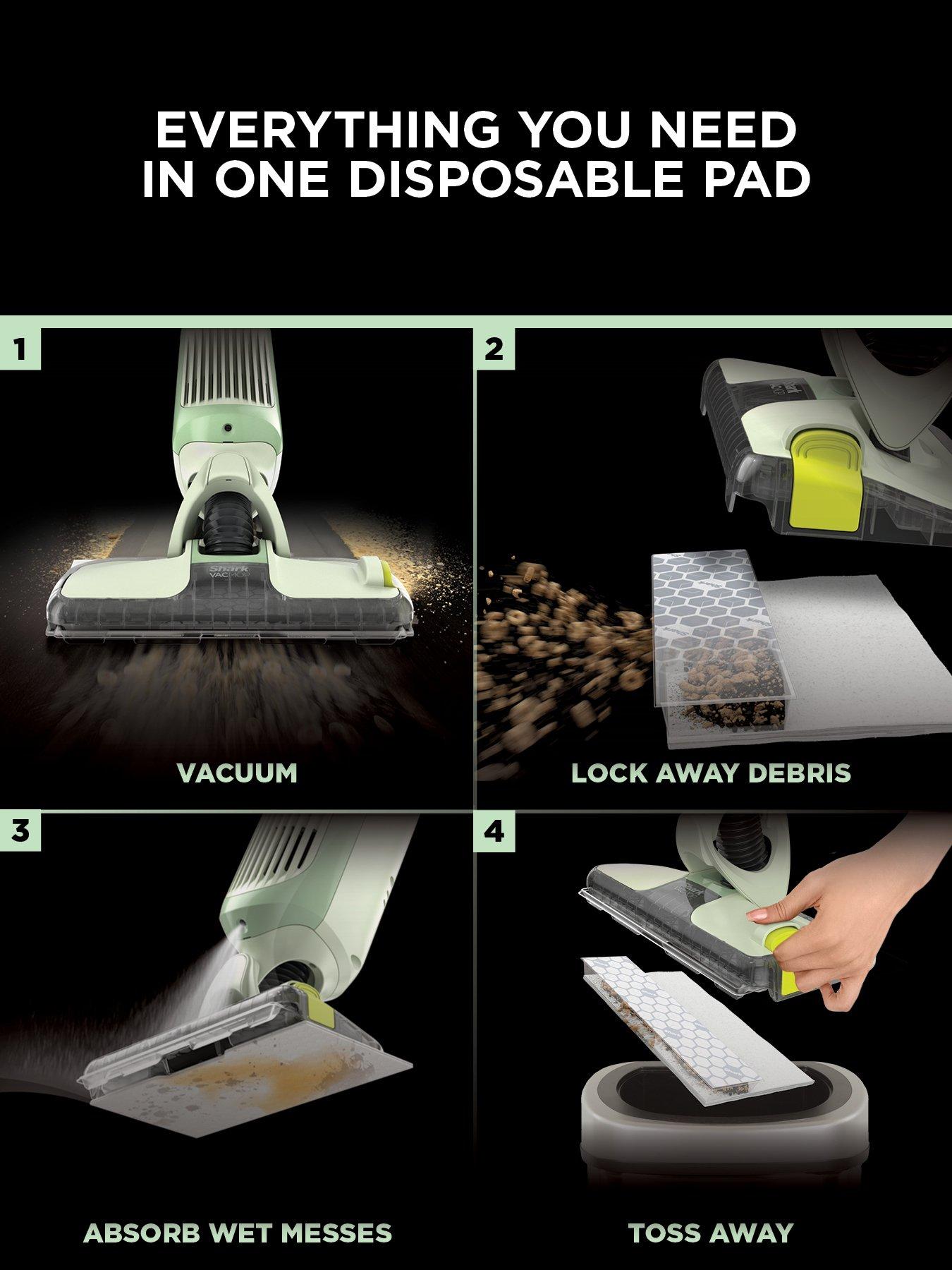 Image 5 of 7 of Shark VacMop 2-in-1 Vacuum Cordless Mop with Targeted Spray VM200UKGN
