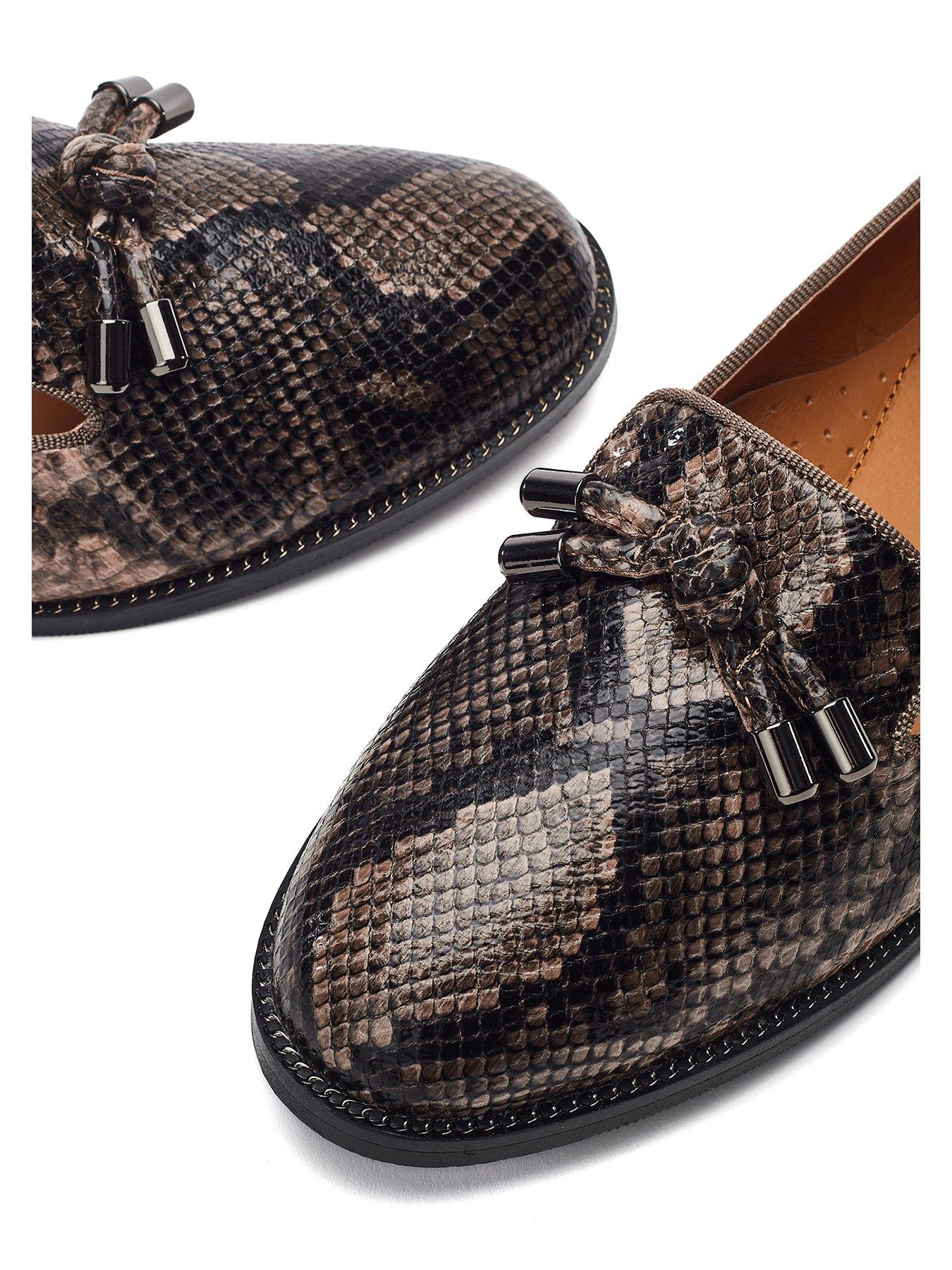  image of moda-in-pelle-fillipa-loafer-snake-print