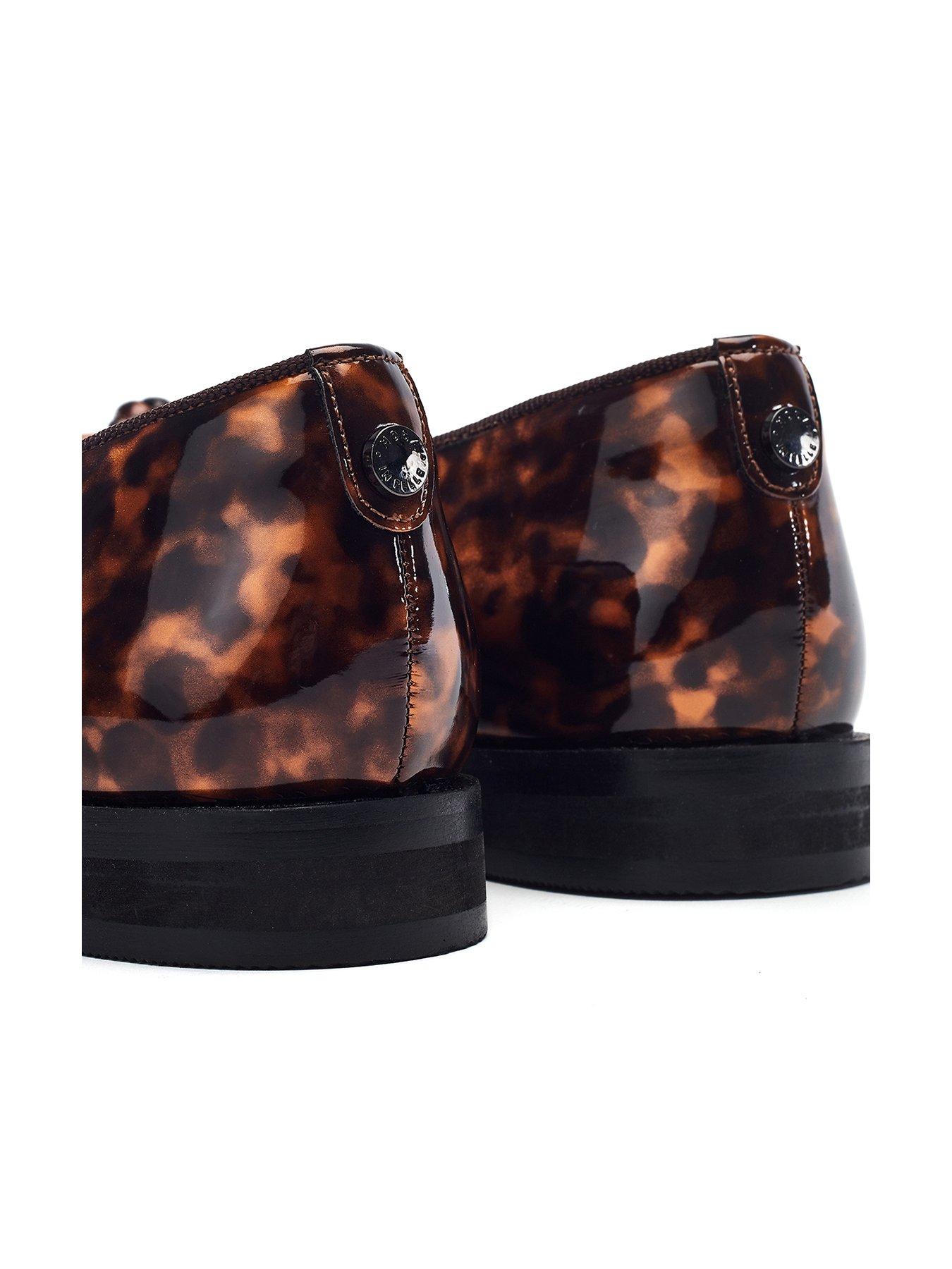 Image 3 of 4 of Moda In Pelle Fillipa Patent Loafer - Tortoise Shell