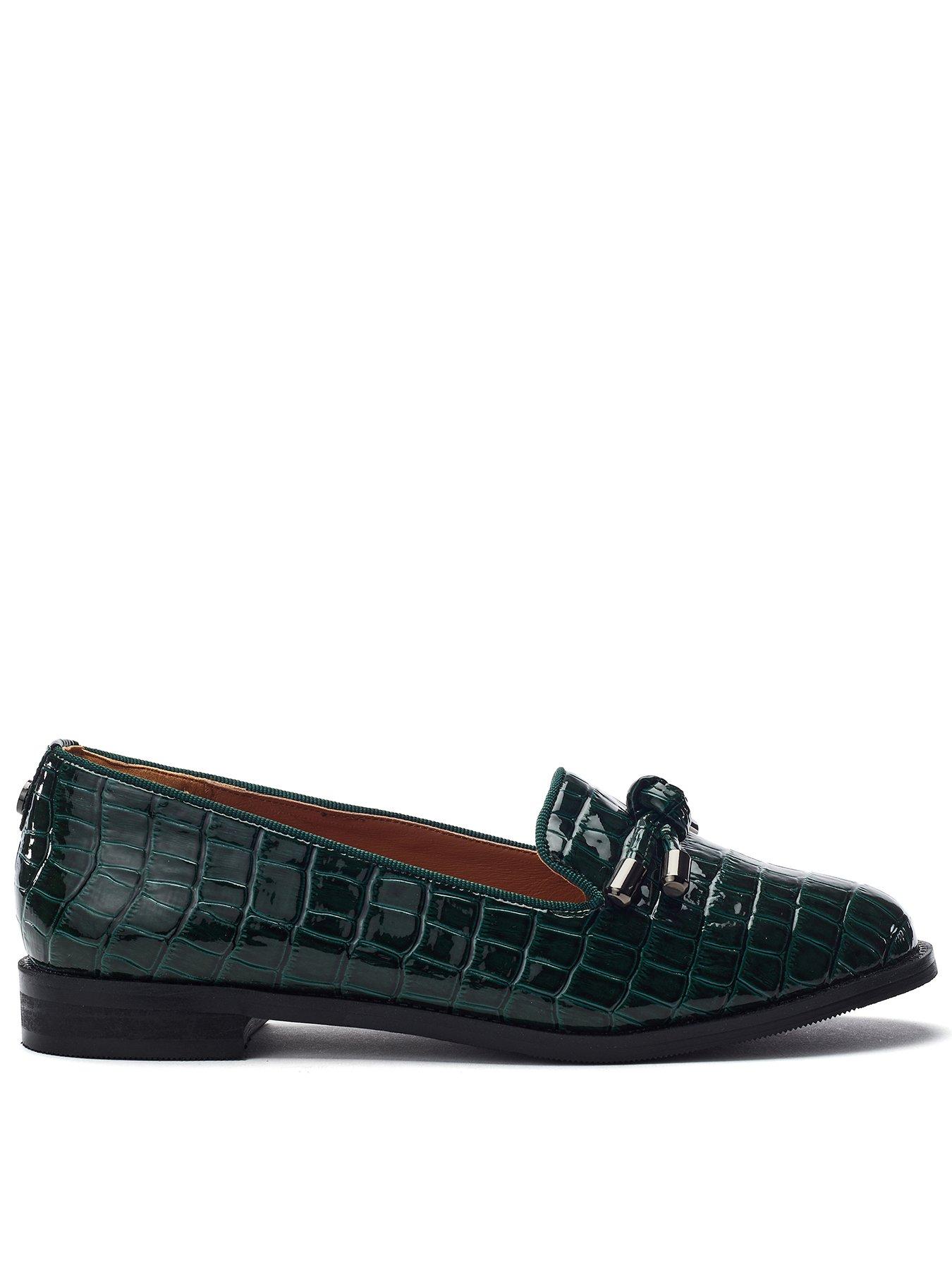 Moda In Pelle Fillipa Patent Loafer - Green