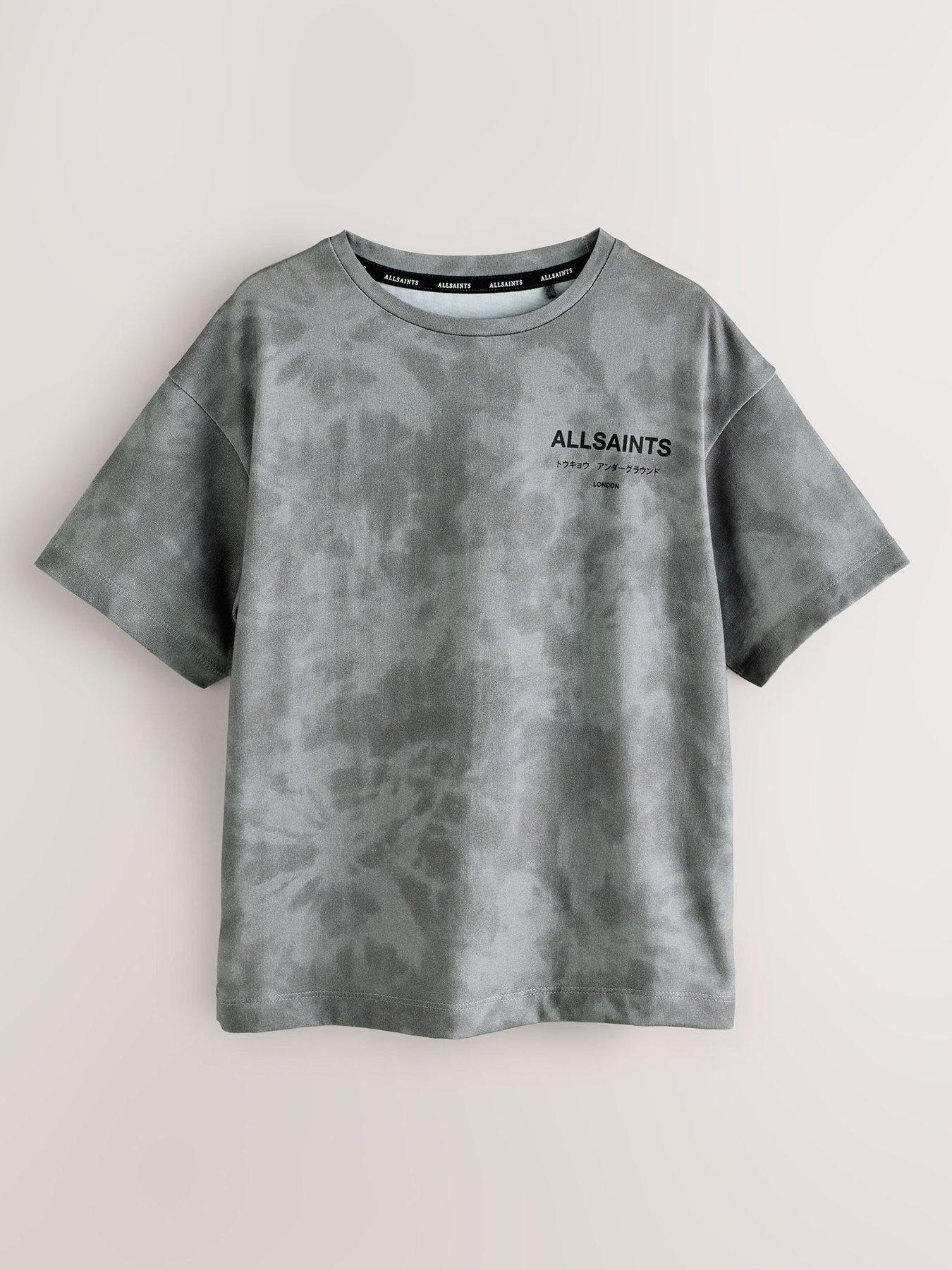 smALLSAINTS Older Boys Tie Dye T-Shirt - Grey