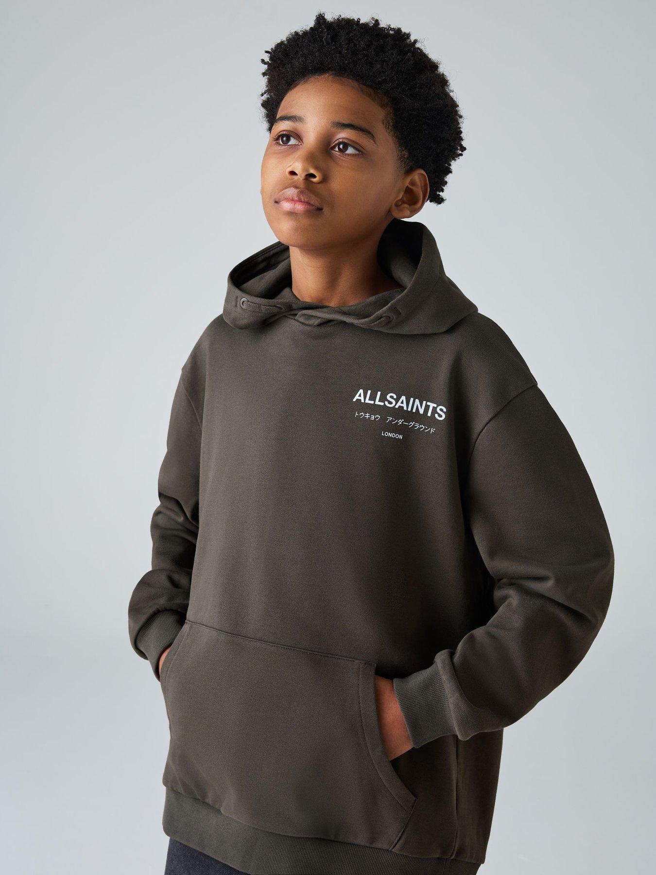  image of smallsaints-older-boys-underground-hoodie-brown