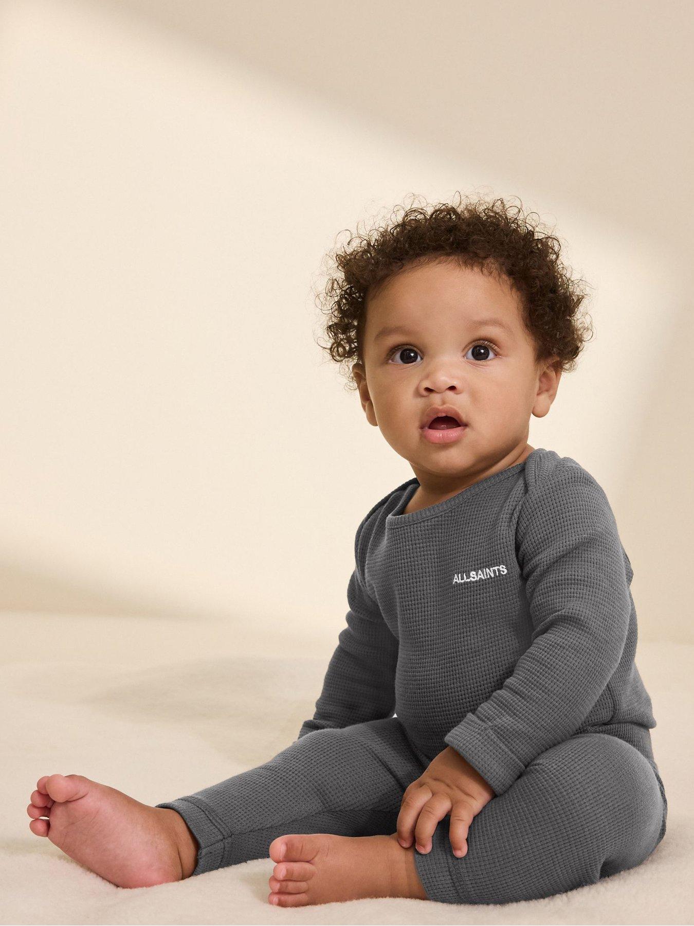 Image 6 of 6 of smALLSAINTS Baby Boys Top &amp; Legging Set - Grey