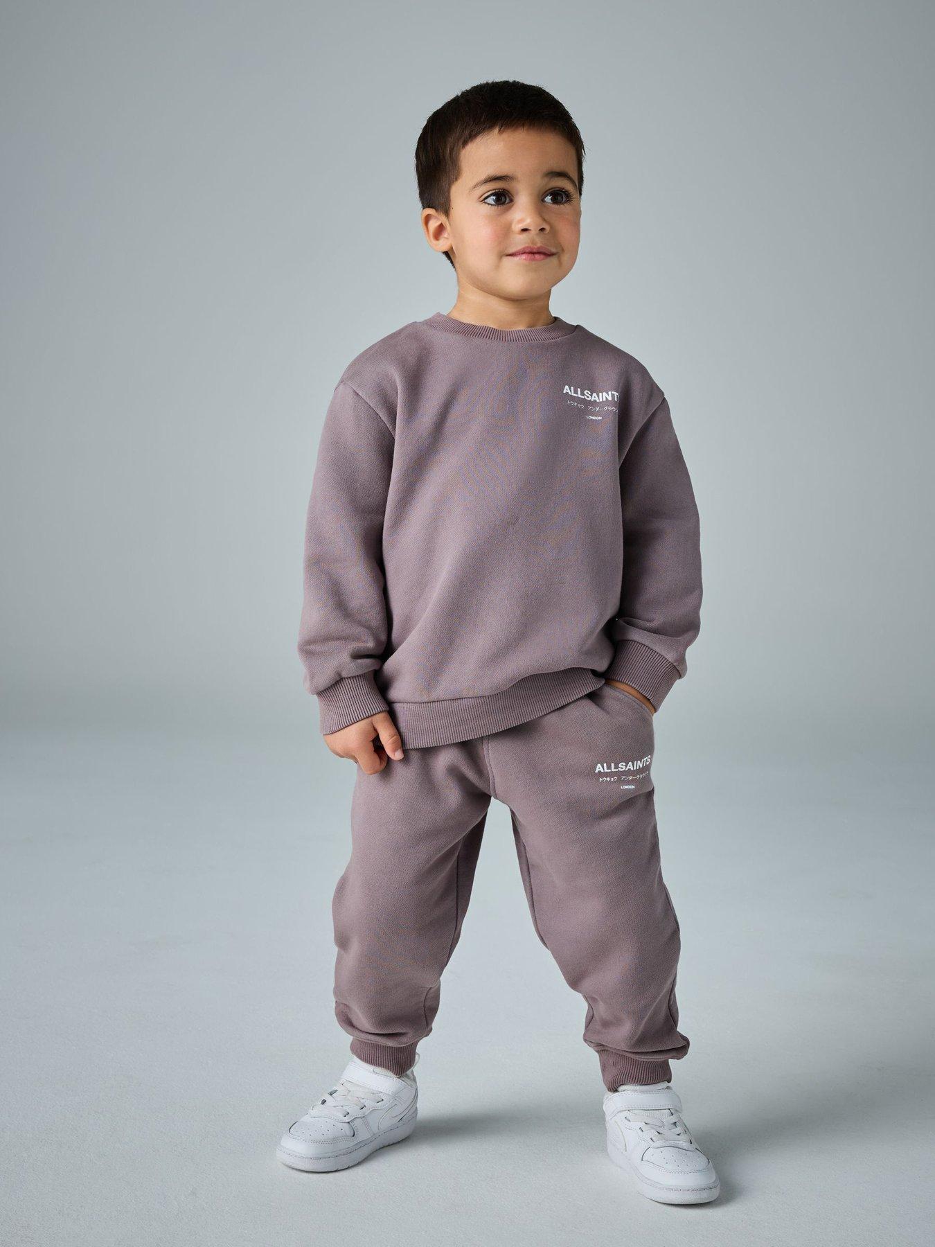 smALLSAINTS Younger Boys Underground Sweat Set - Purple