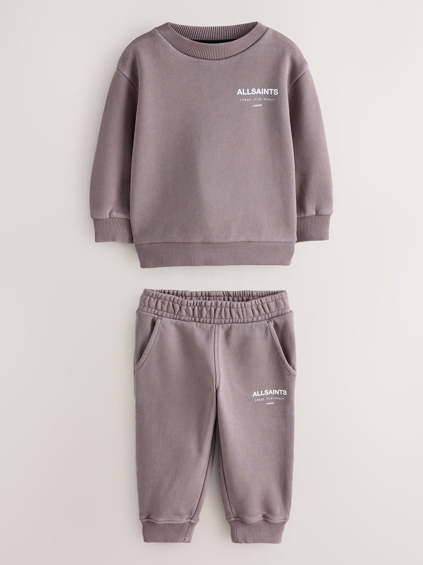 smALLSAINTS Younger Boys Underground Sweat Set - Purple