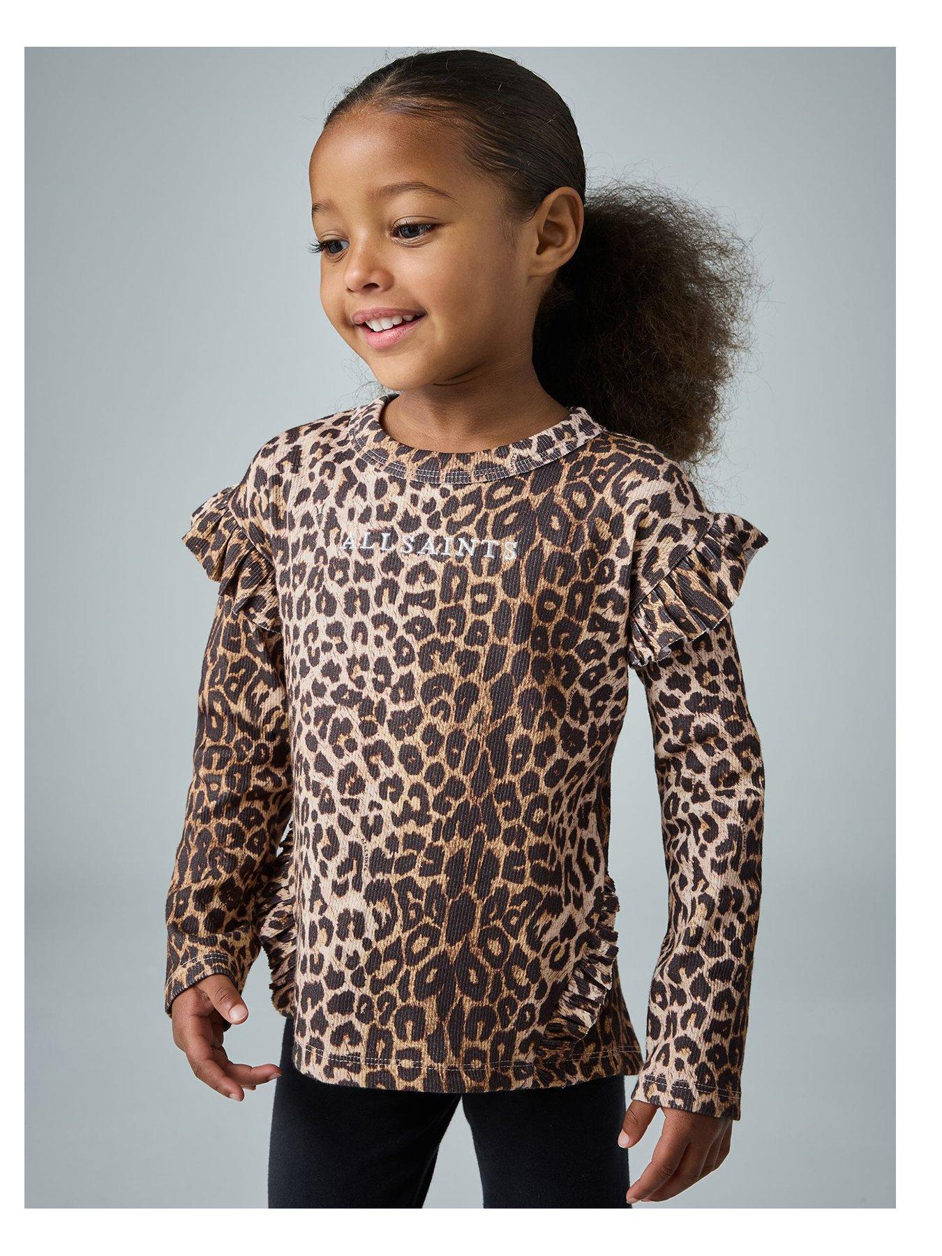  image of smallsaints-younger-girls-leopard-top-set-multi