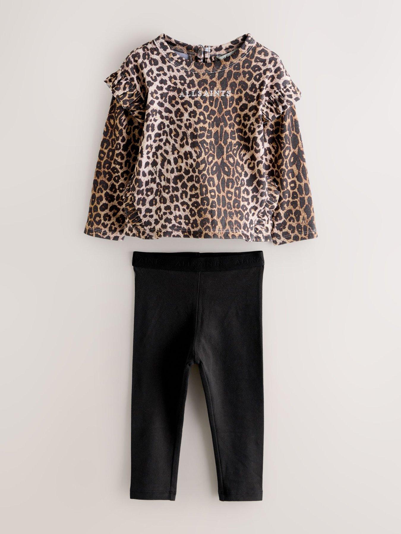  image of smallsaints-younger-girls-leopard-top-set-multi