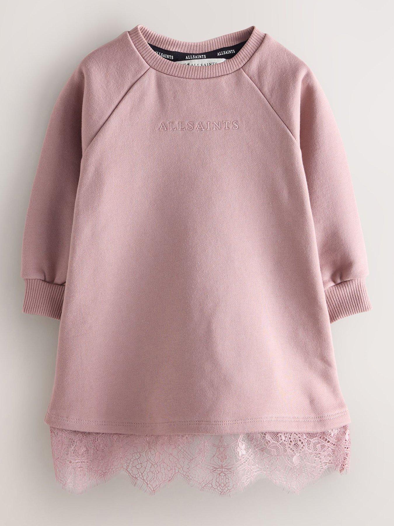  image of smallsaints-younger-girls-lace-dress-pink