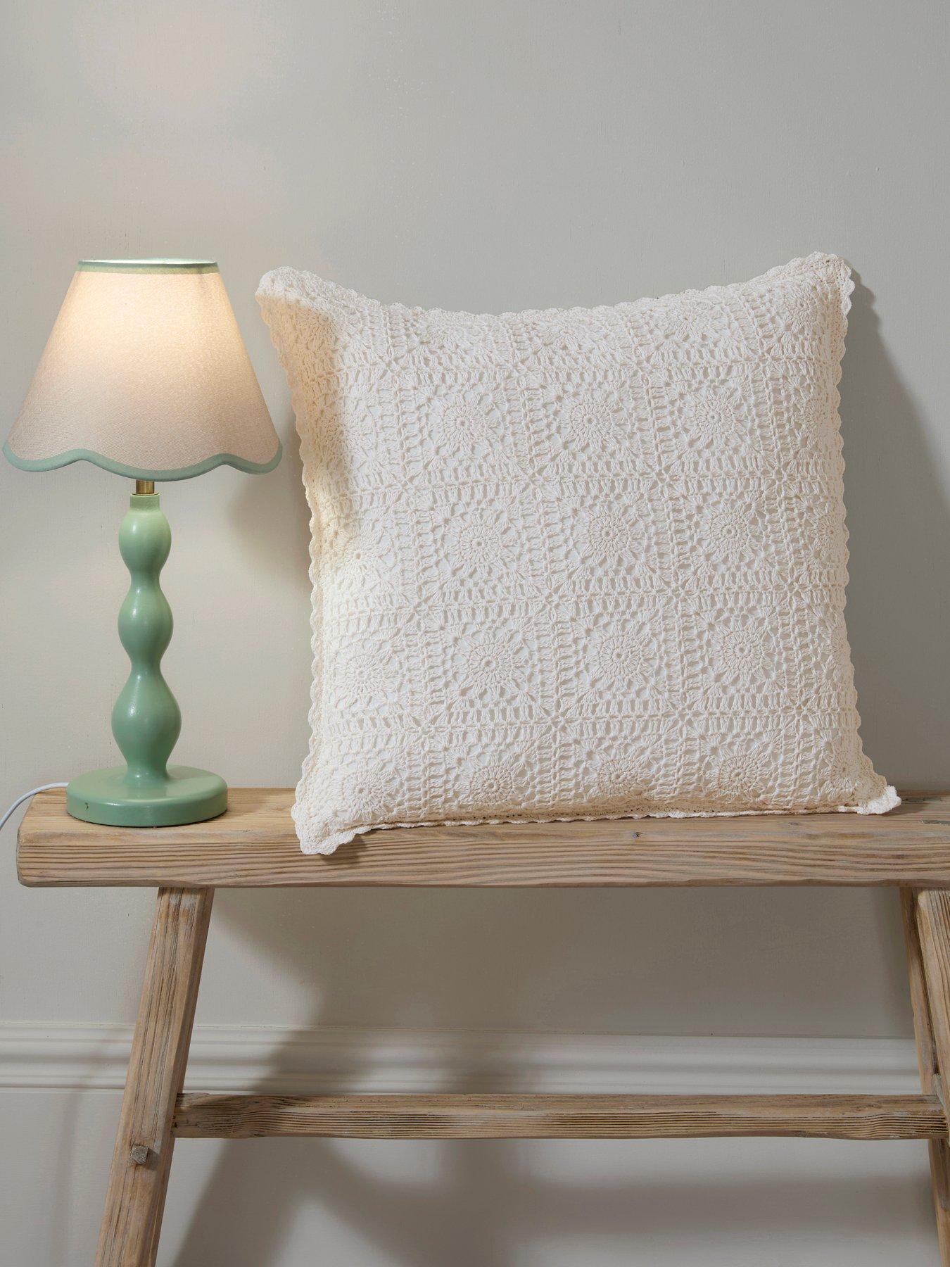 The Very Collection Spring Garden Crochet Cushion