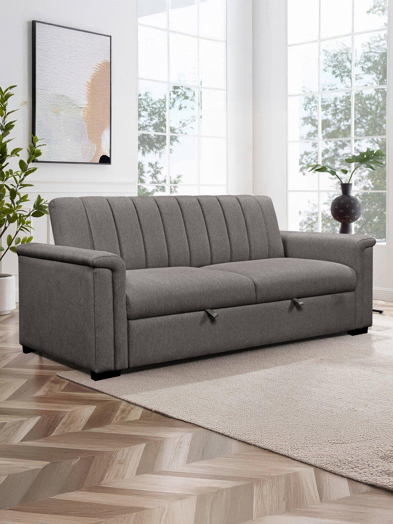  image of dorel-home-charlotte-3-seater-sofa-bed