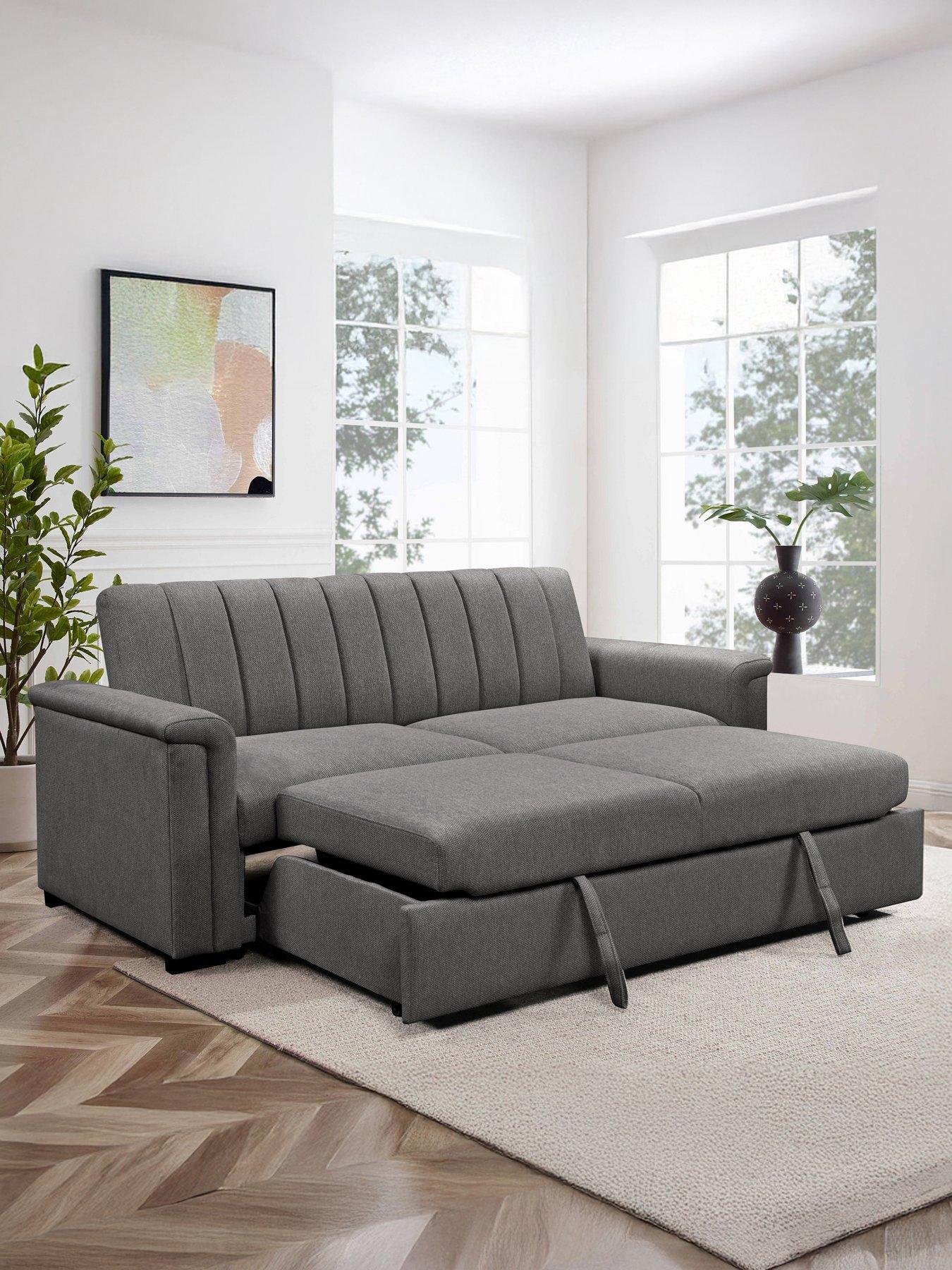  image of dorel-home-charlotte-3-seater-sofa-bed