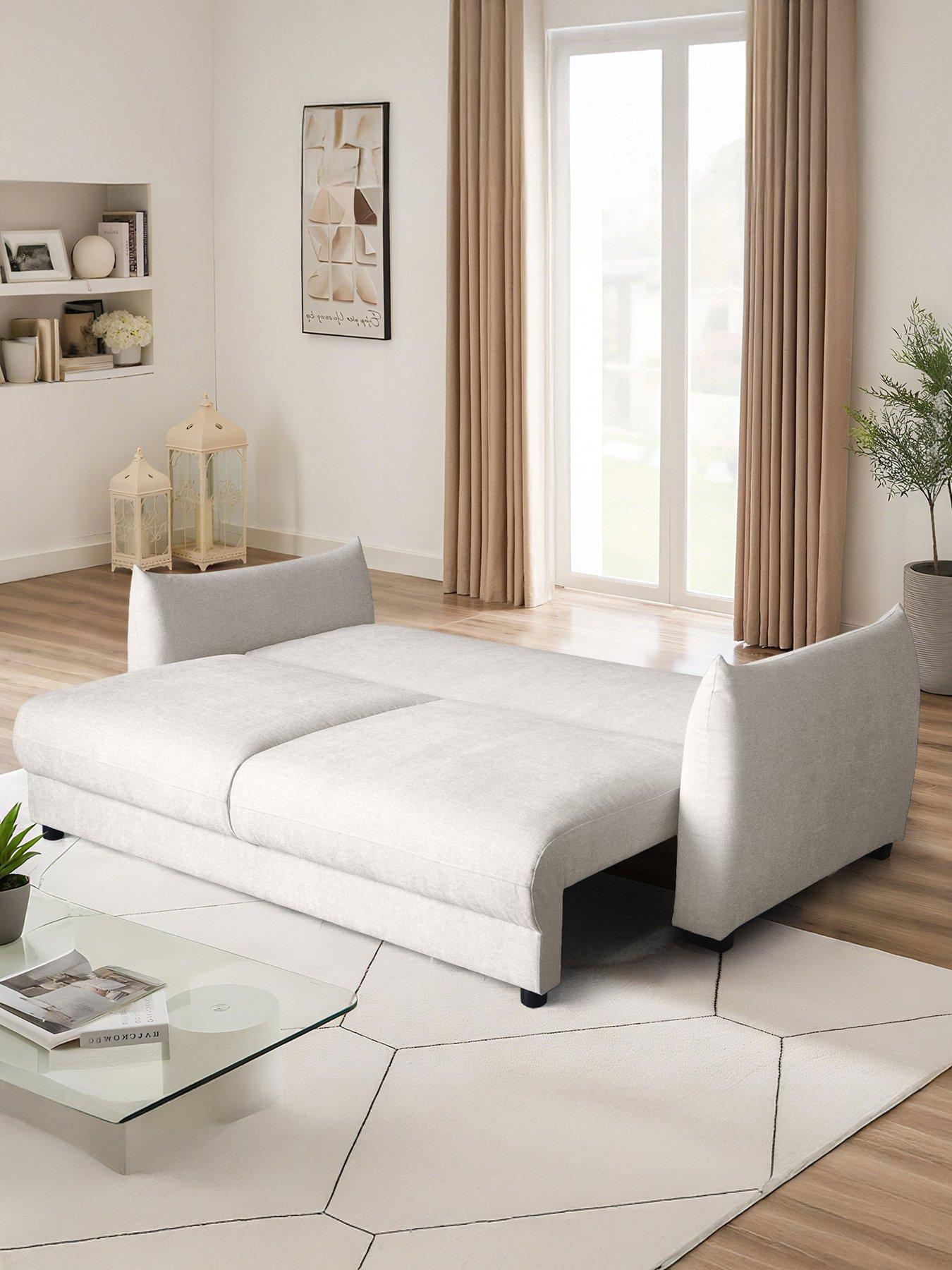 Image 4 of 8 of Dorel Home Bronte 3 Seater Sofa Bed