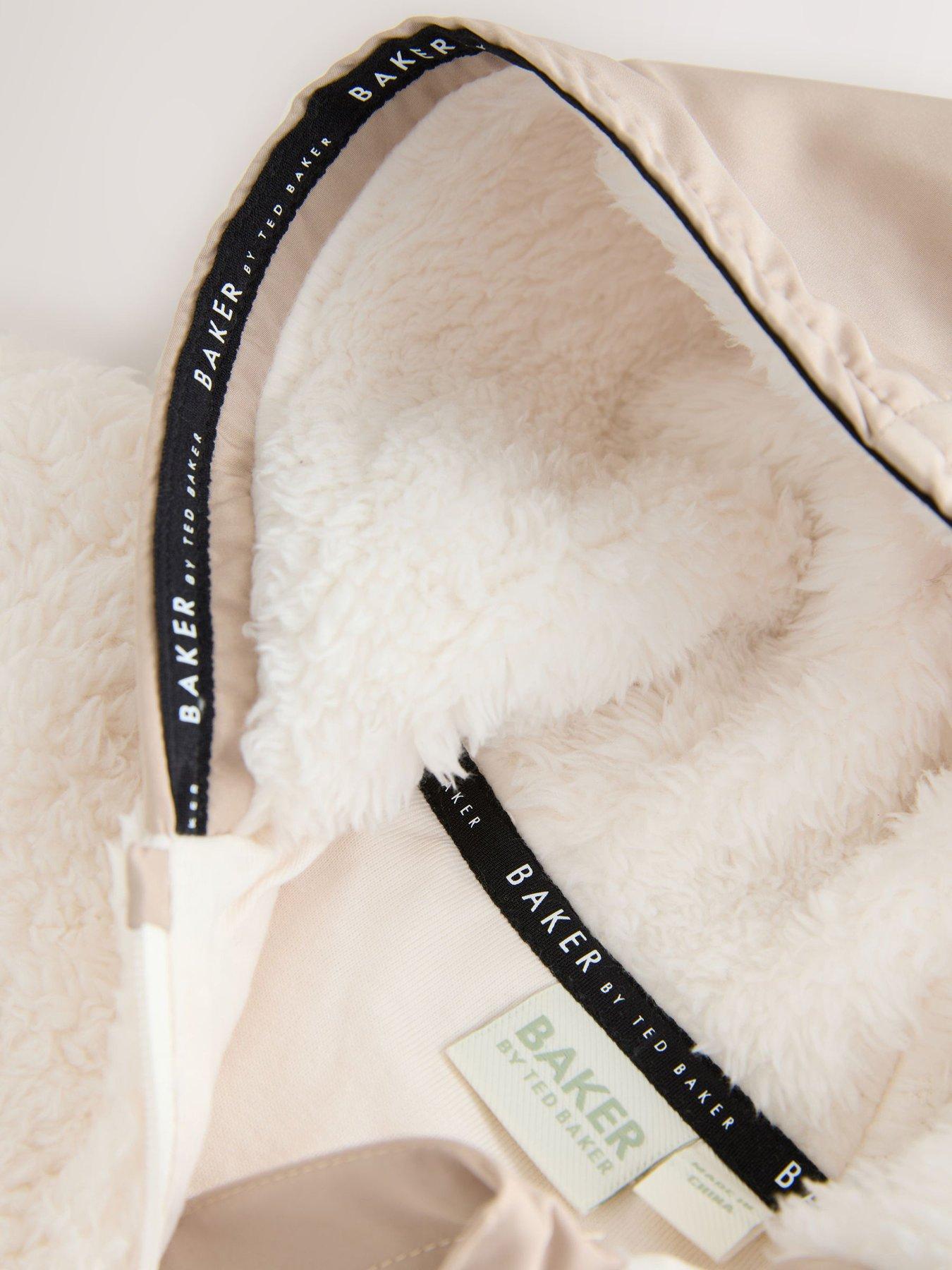  image of ted-baker-baby-boys-snugglesuit-beige