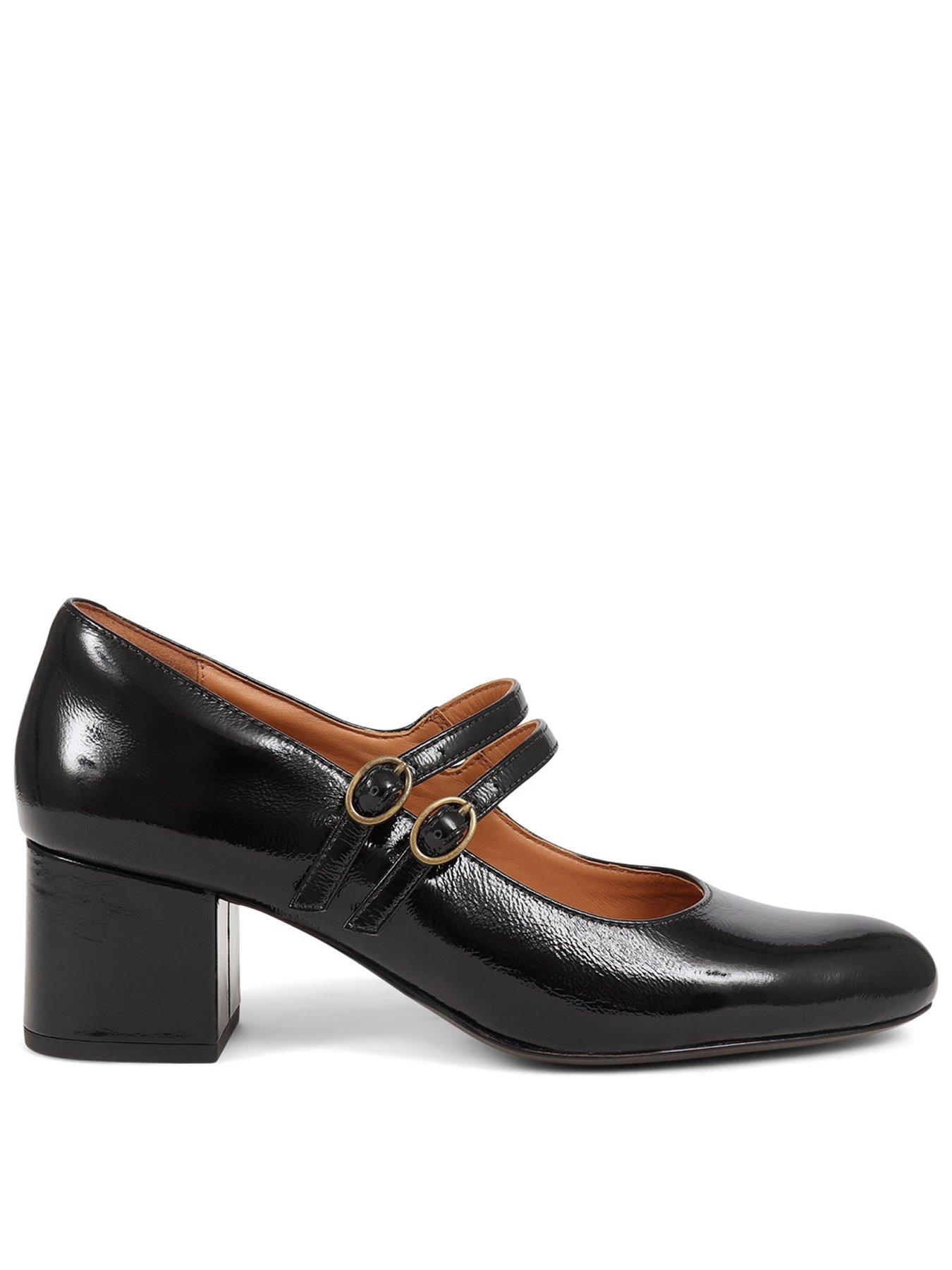 front image of jones-bootmaker-xanthi-wide-fit-patent-mary-jane-heeled-shoe-black