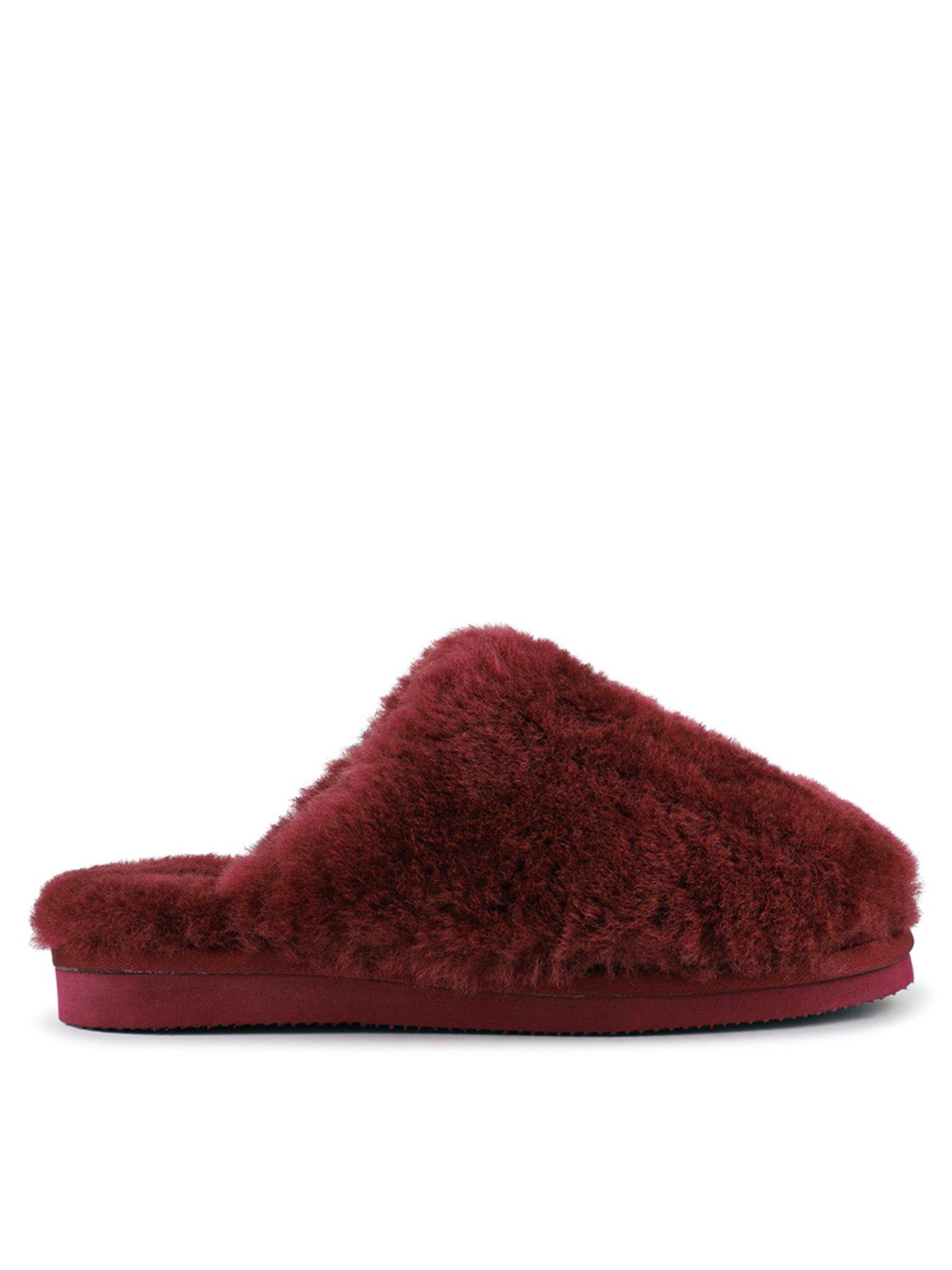 Jones The Bootmaker Freesia Mule Slipper - Red
