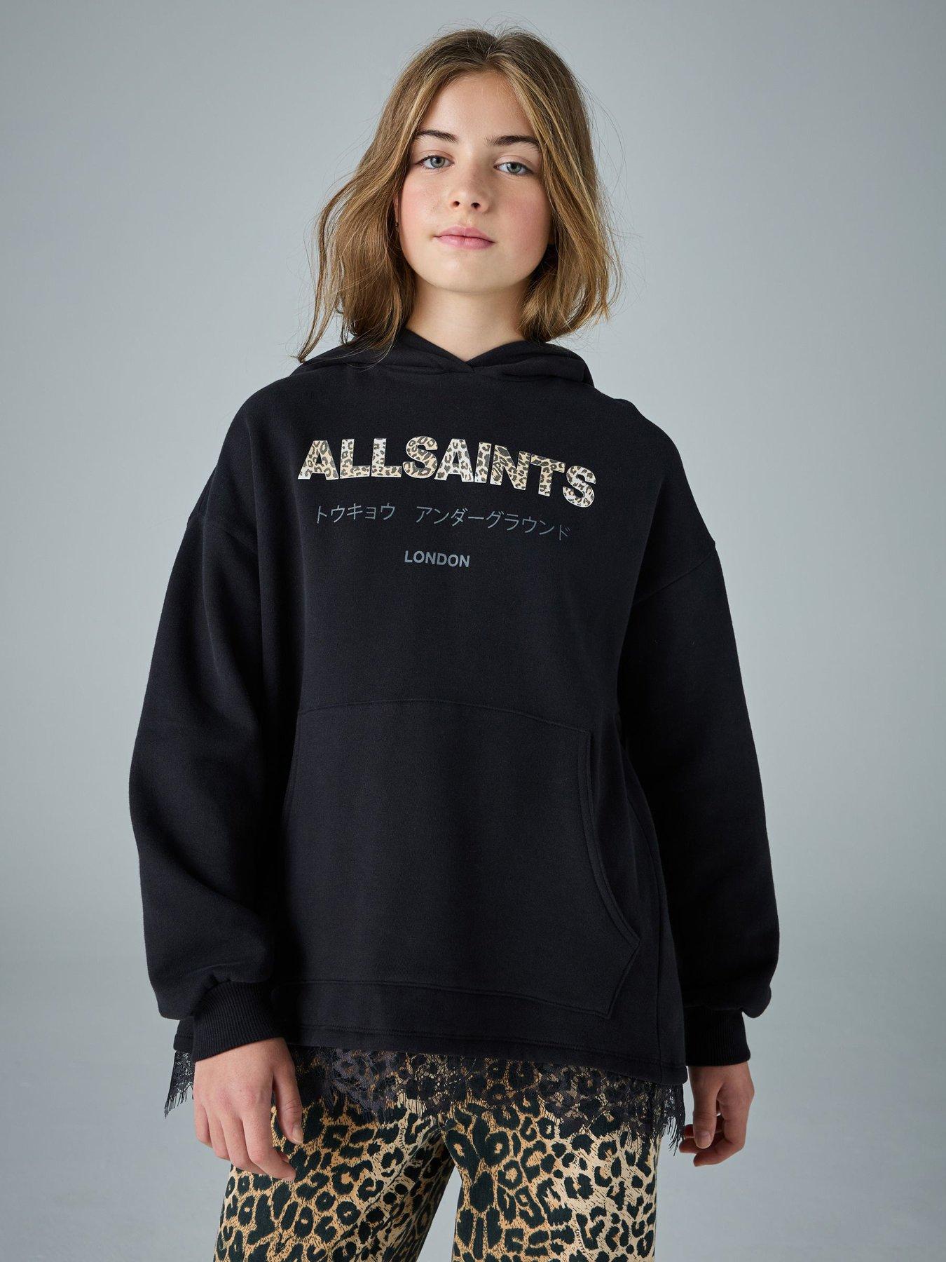 smALLSAINTS Older Girls Lace Hoodie - Black