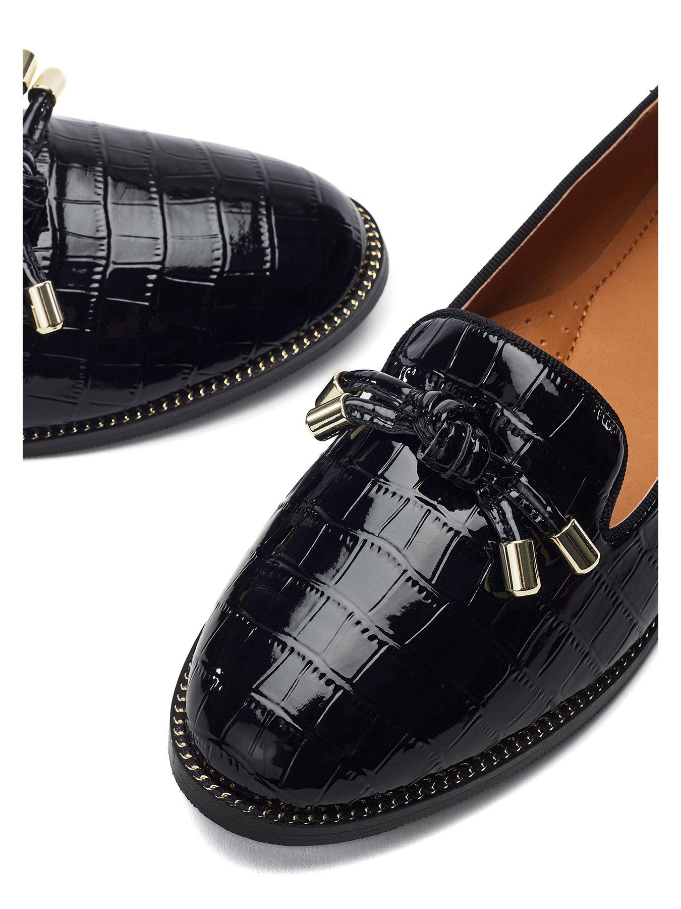  image of moda-in-pelle-fillipa-patent-loafer-black