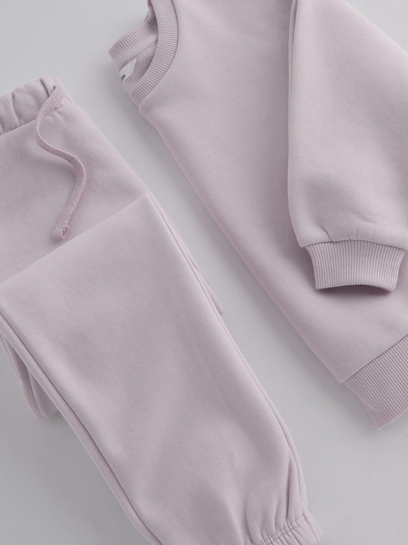 Image 3 of 4 of The Very Collection Girl Sweat Basic Outfit- Lilac