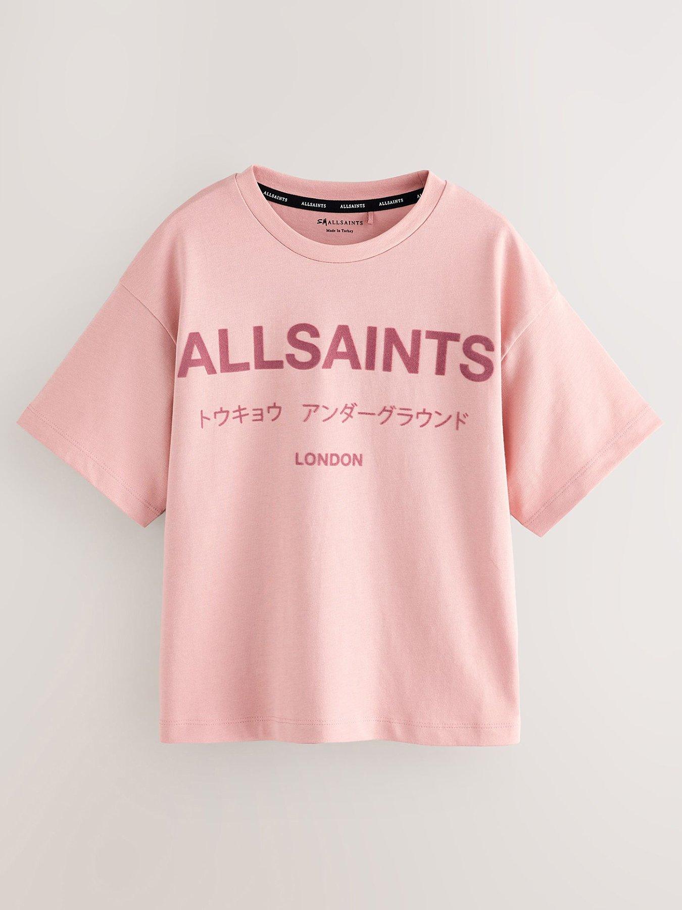 Image 1 of 5 of smALLSAINTS Older Girls Flock T-Shirt - Pink