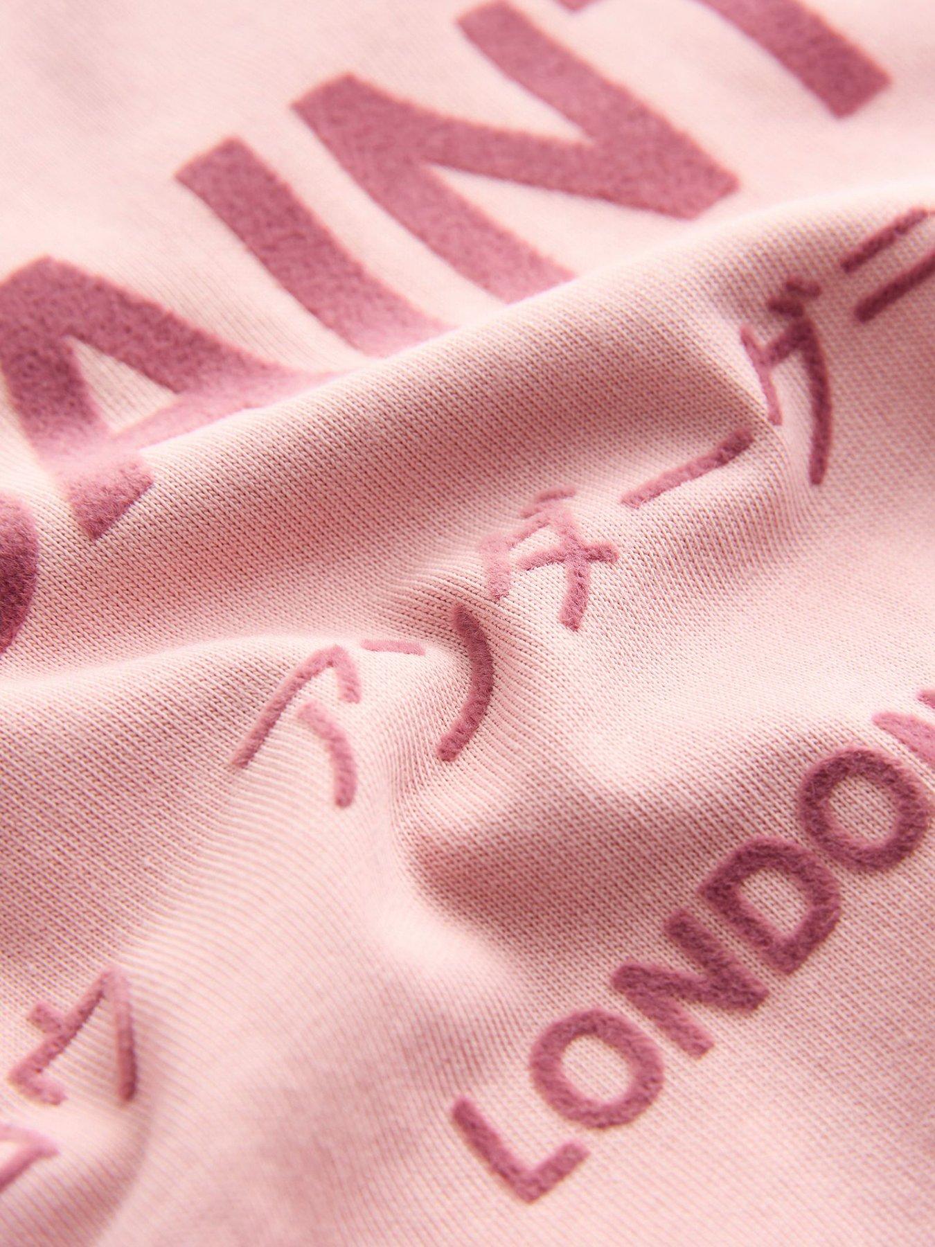 Image 4 of 5 of smALLSAINTS Older Girls Flock T-Shirt - Pink