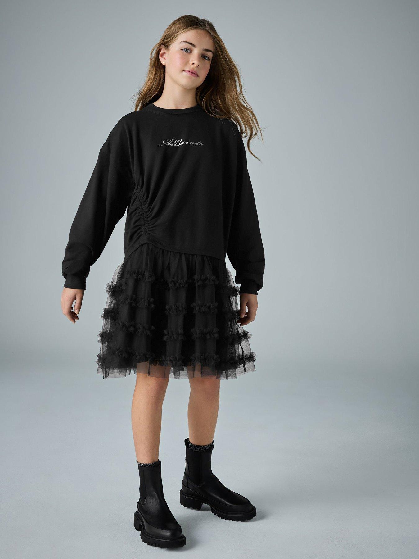 smallsaints-younger-girls-sweat-dress-black