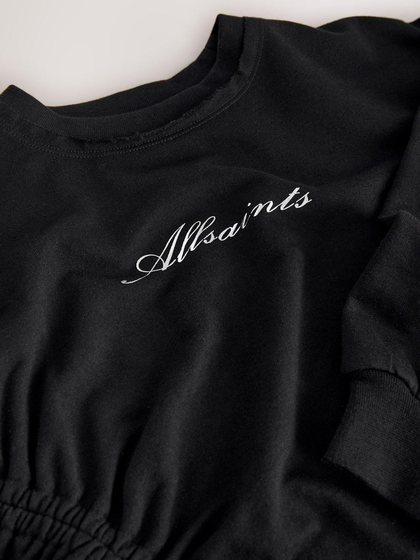 Image 5 of 7 of smALLSAINTS Younger Girls Sweat Dress - Black