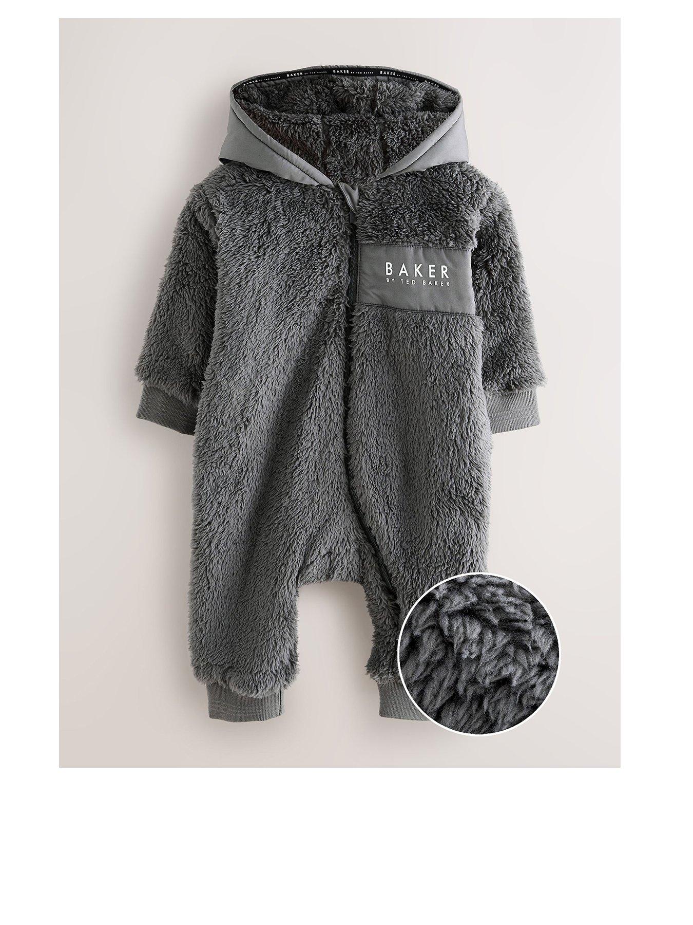 Image 1 of 6 of Ted Baker Baby Boys All In One Set - Grey