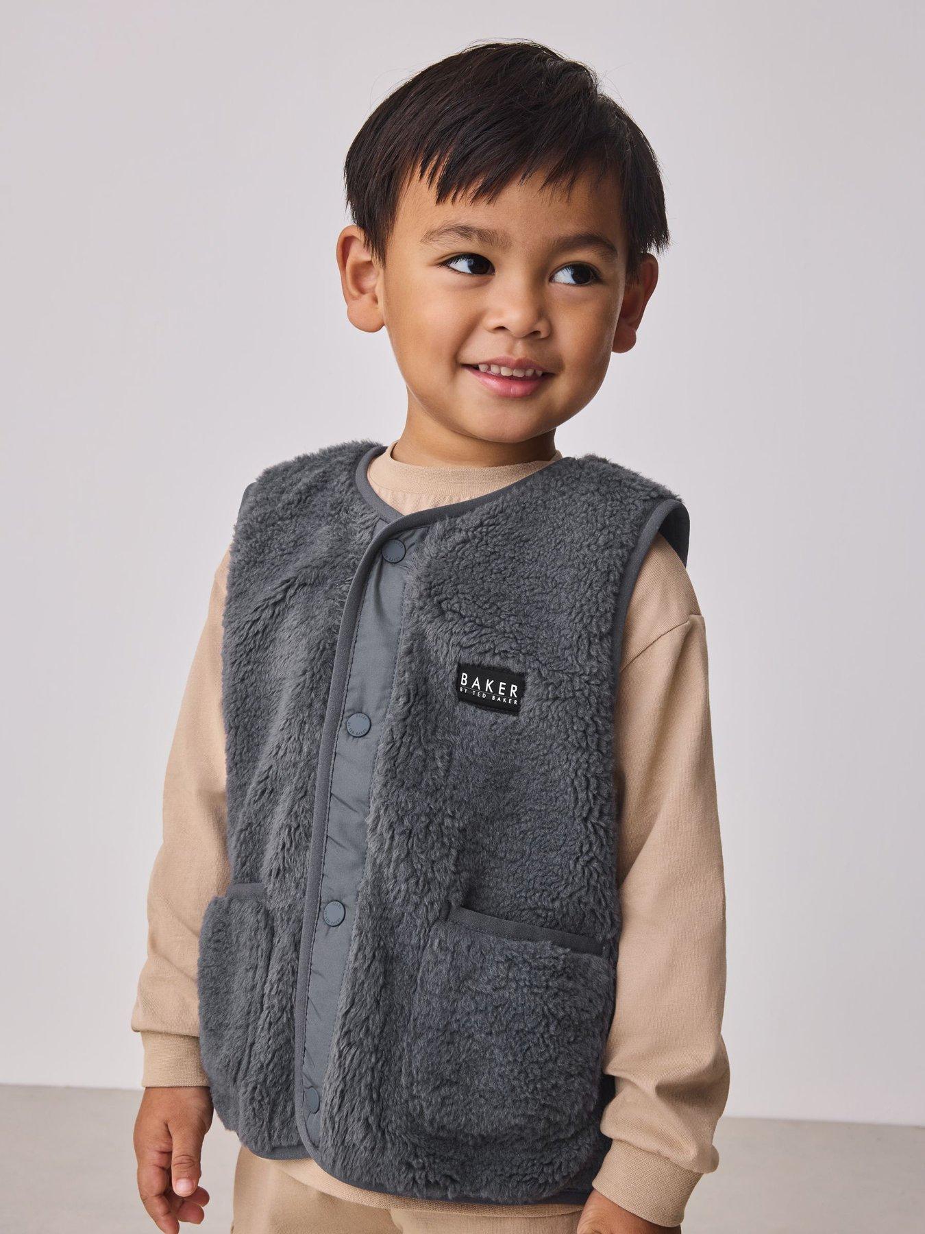 Image 6 of 7 of Ted Baker Baby Boys Gilet Set - Brown