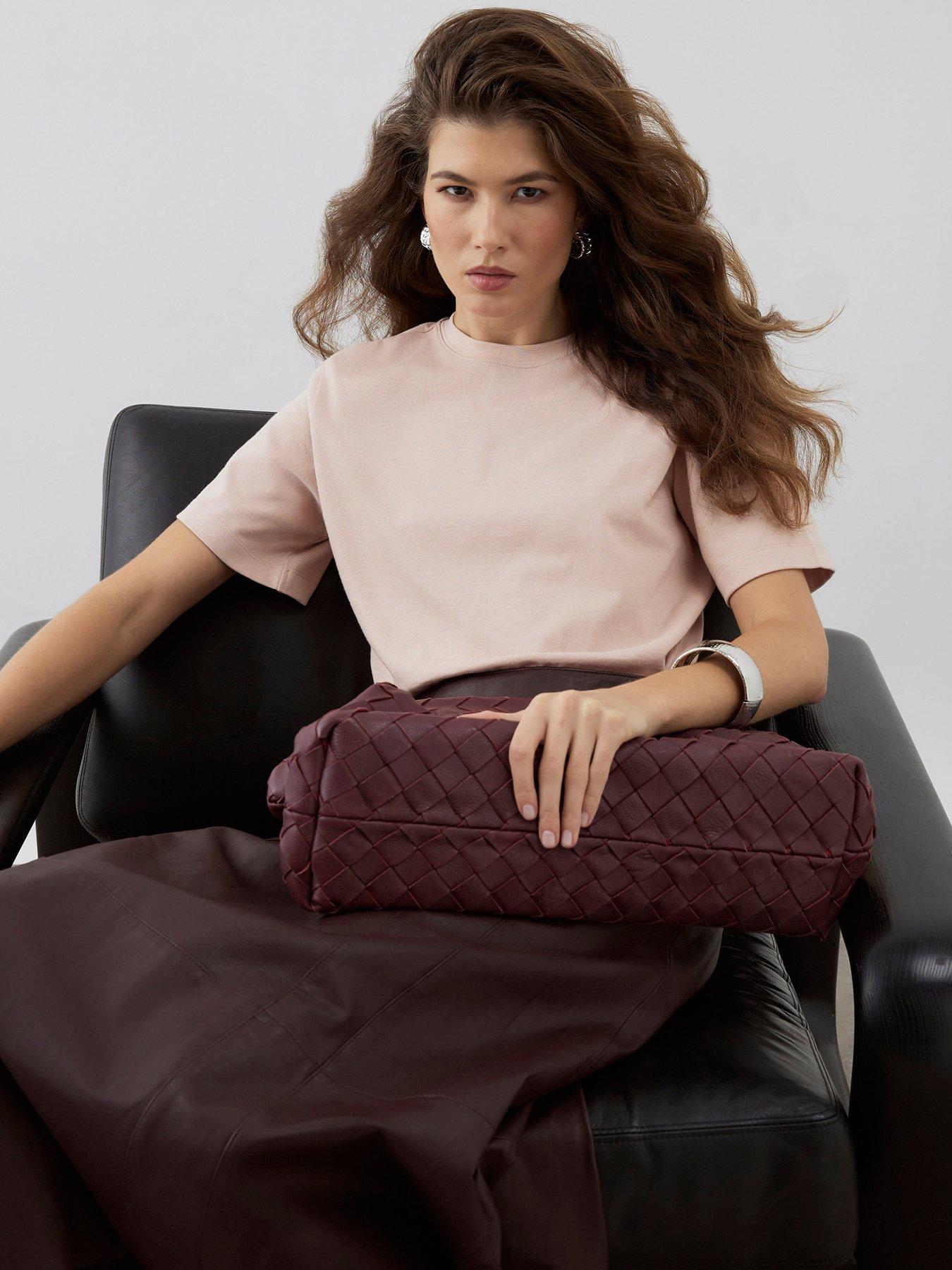 River Island Ri Studio Shoulder Pad Bodysuit - Pink