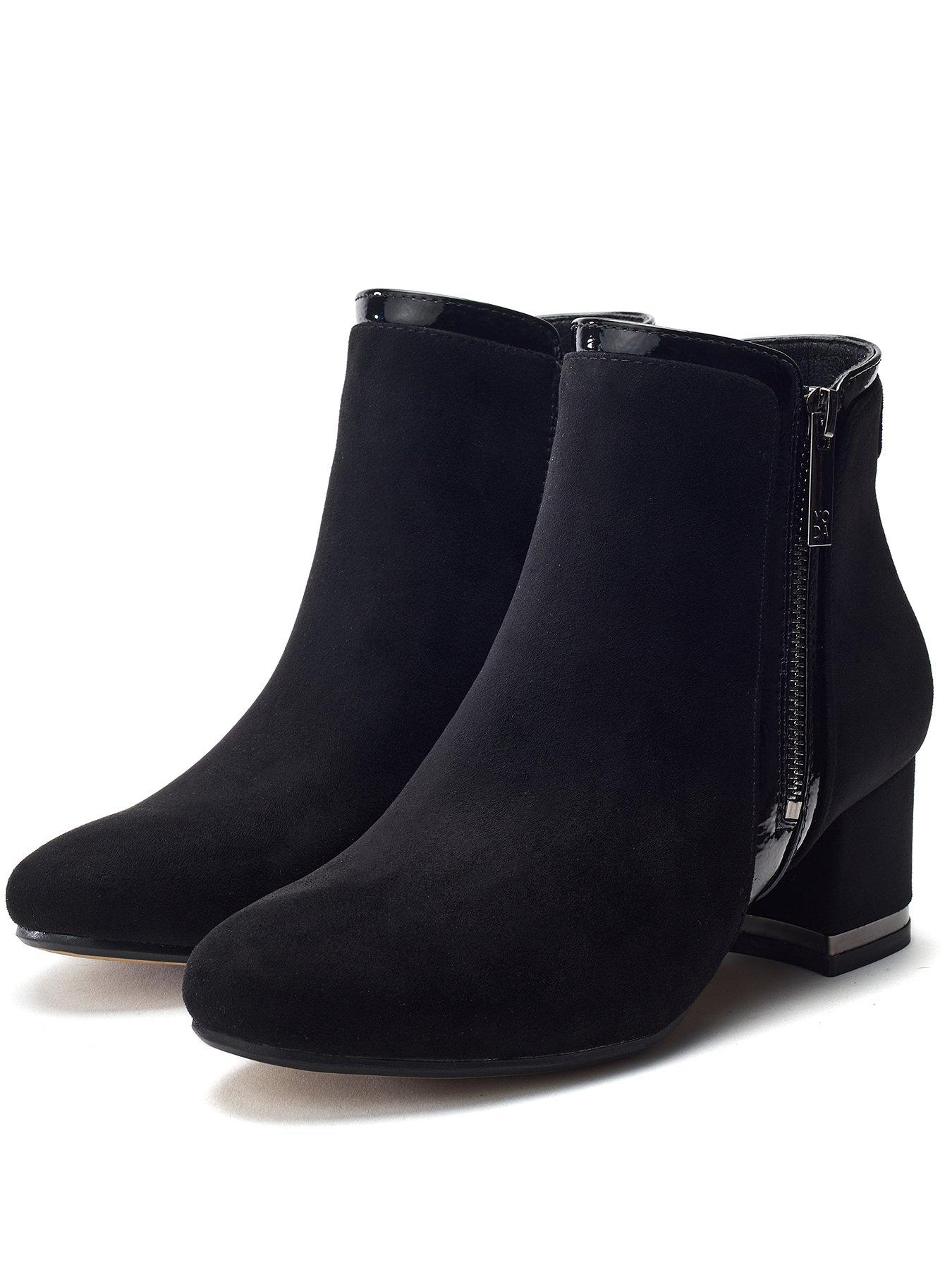 Image 2 of 4 of Moda In Pelle Pajor Heeled Ankle Boot - Black
