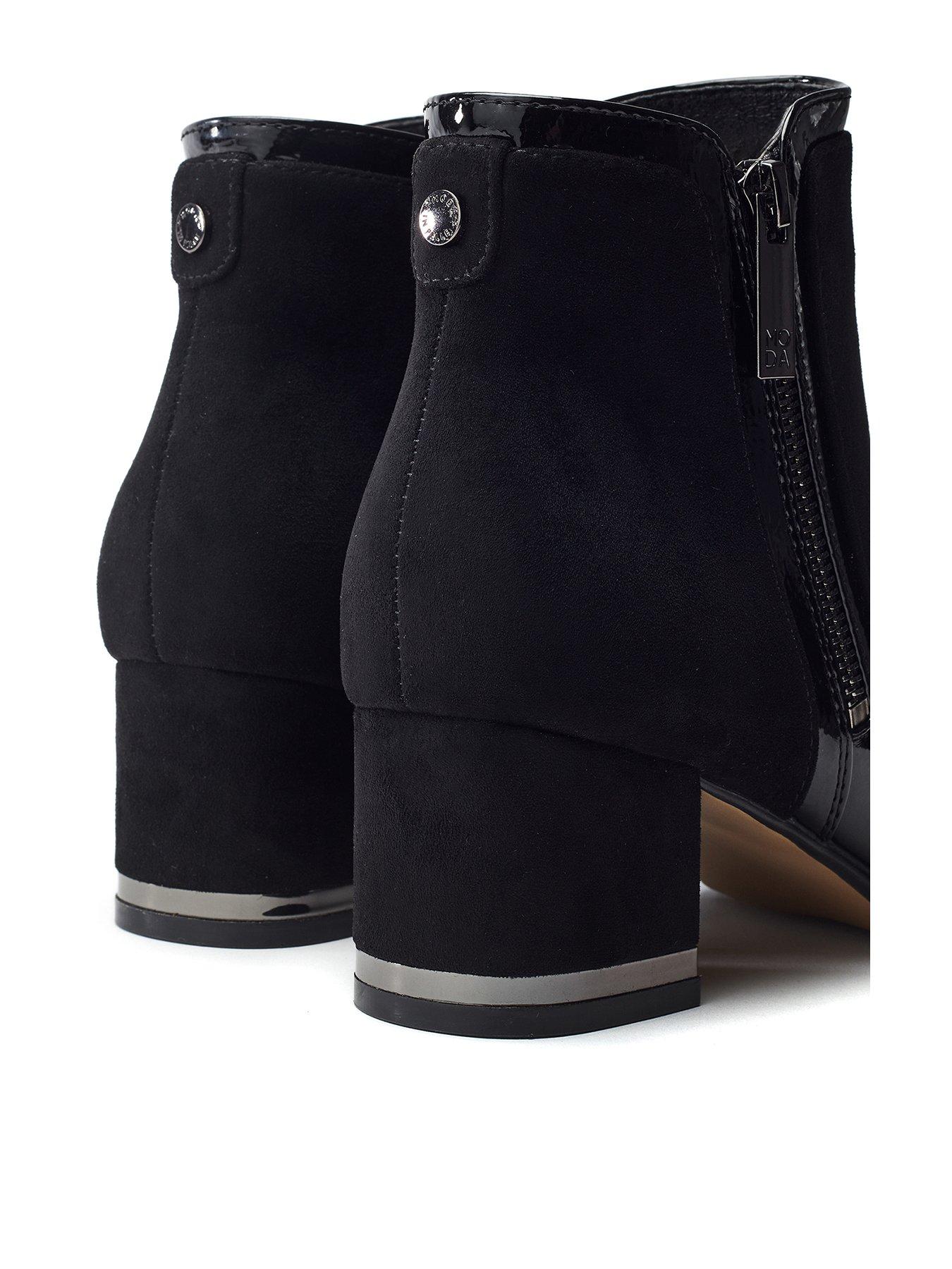 Image 3 of 4 of Moda In Pelle Pajor Heeled Ankle Boot - Black