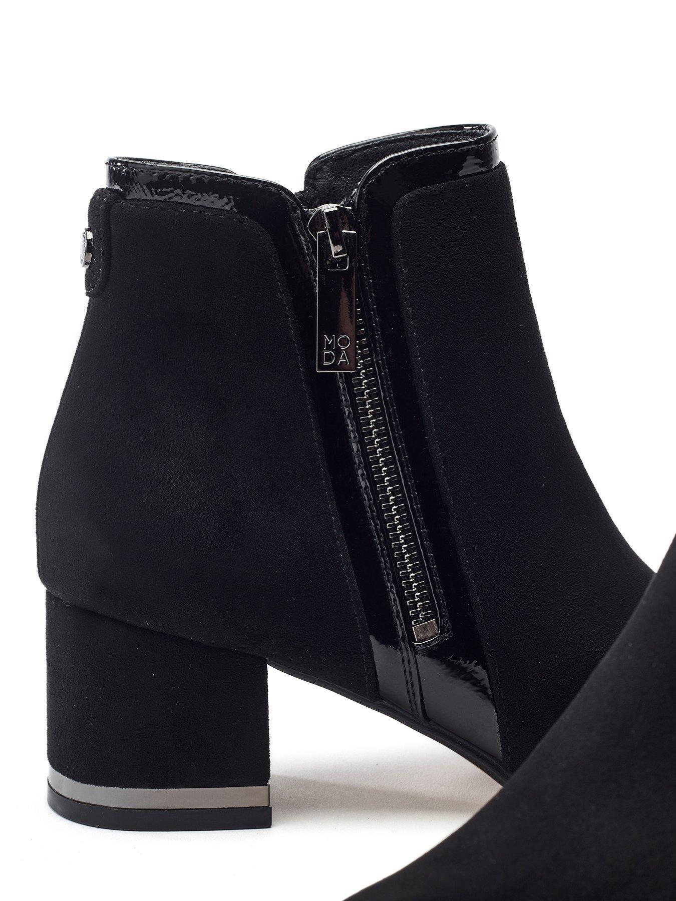 Image 4 of 4 of Moda In Pelle Pajor Heeled Ankle Boot - Black