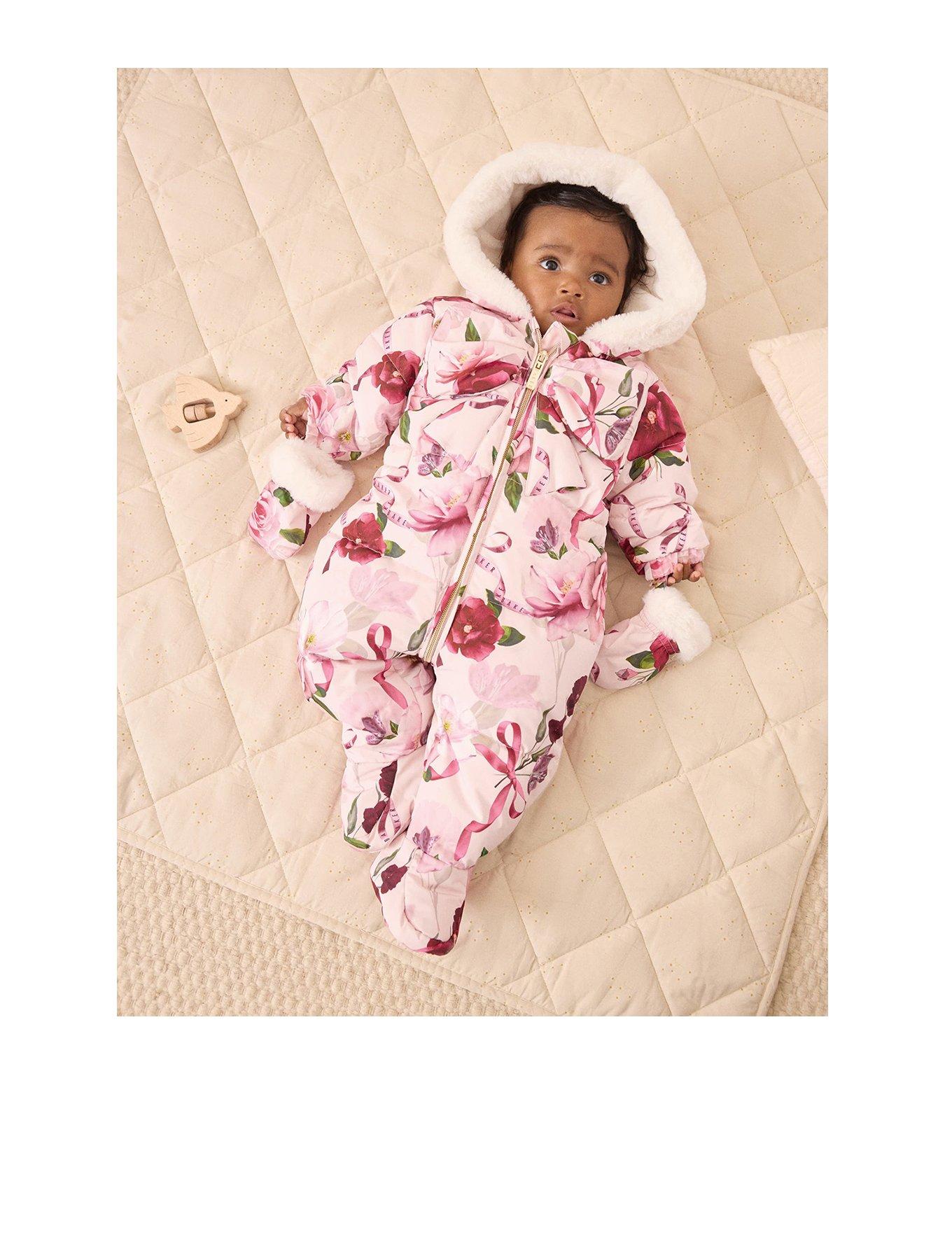 Tedbaker Footless Snowsuit Ted Baker Baby Girls Printed Snowsuit