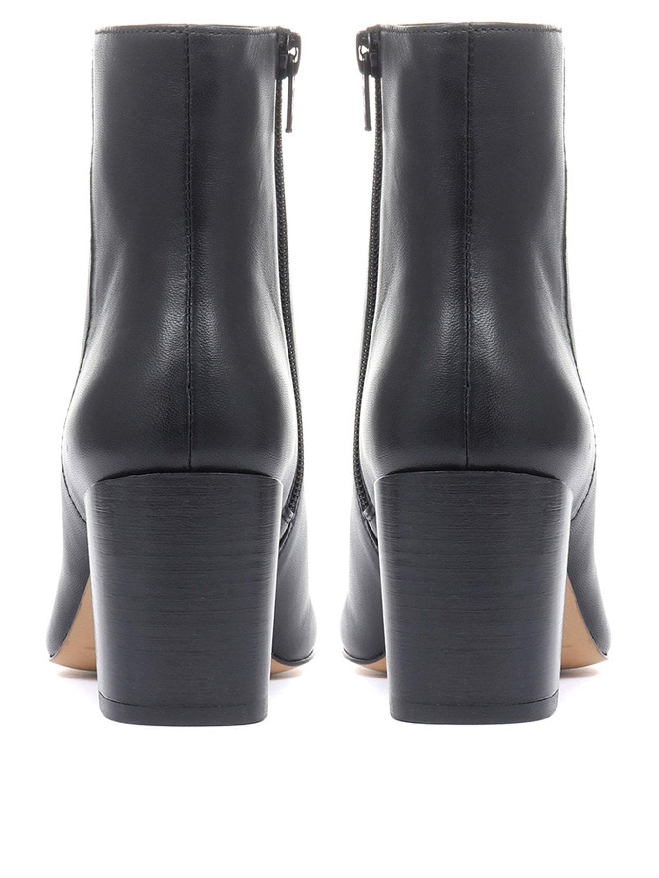 Image 3 of 5 of Jones Bootmaker Neptune Heeled Ankle Boot - Black