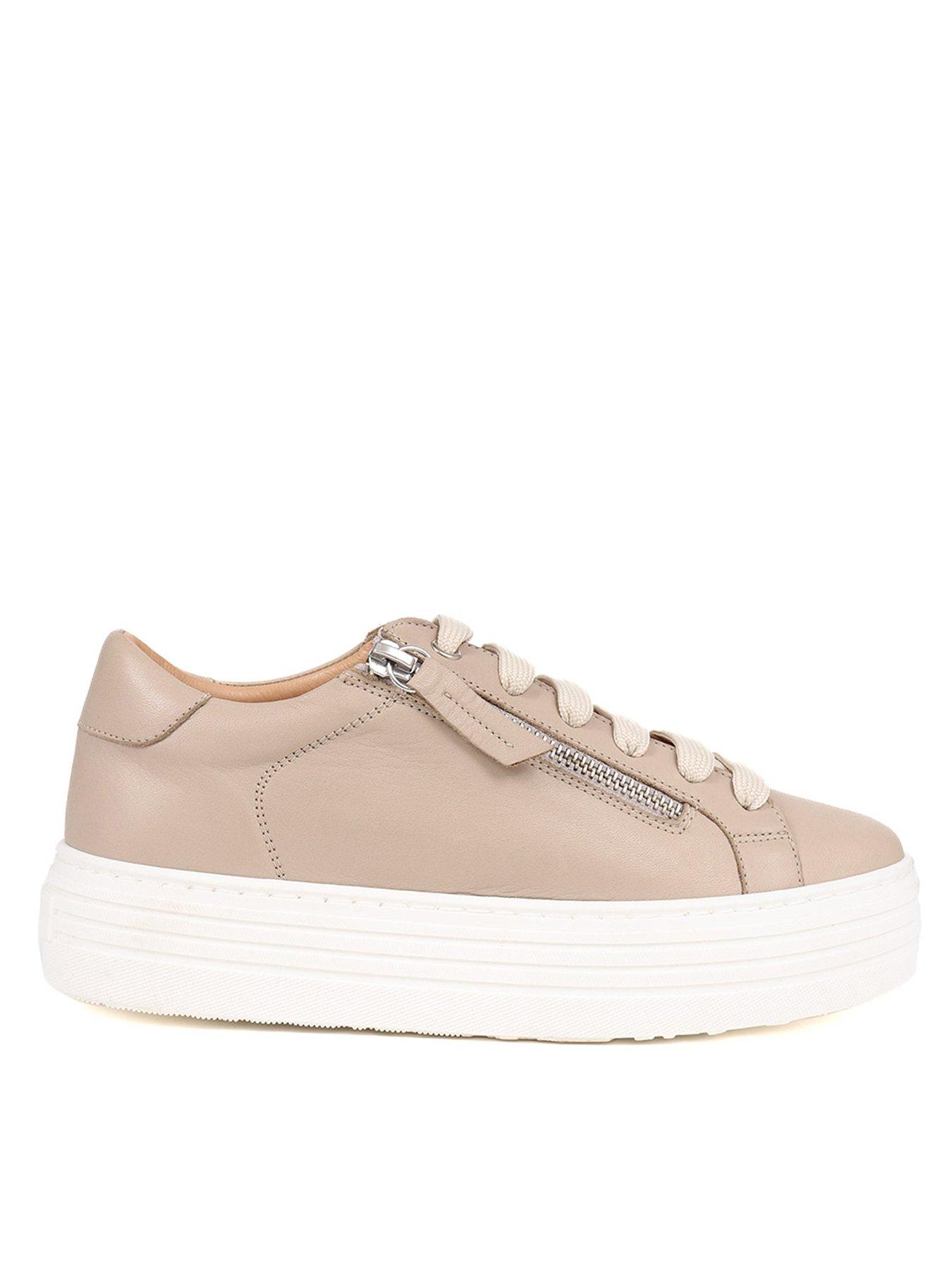 Jones The Bootmaker Amalia Flatform Trainer - Stone