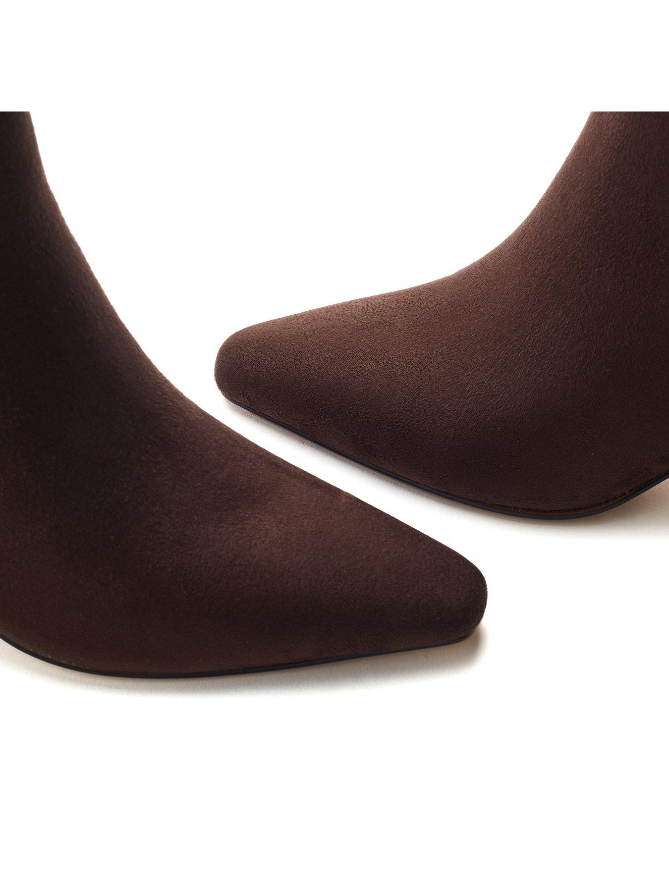  image of moda-in-pelle-opalia-heeled-ankle-boot-brown