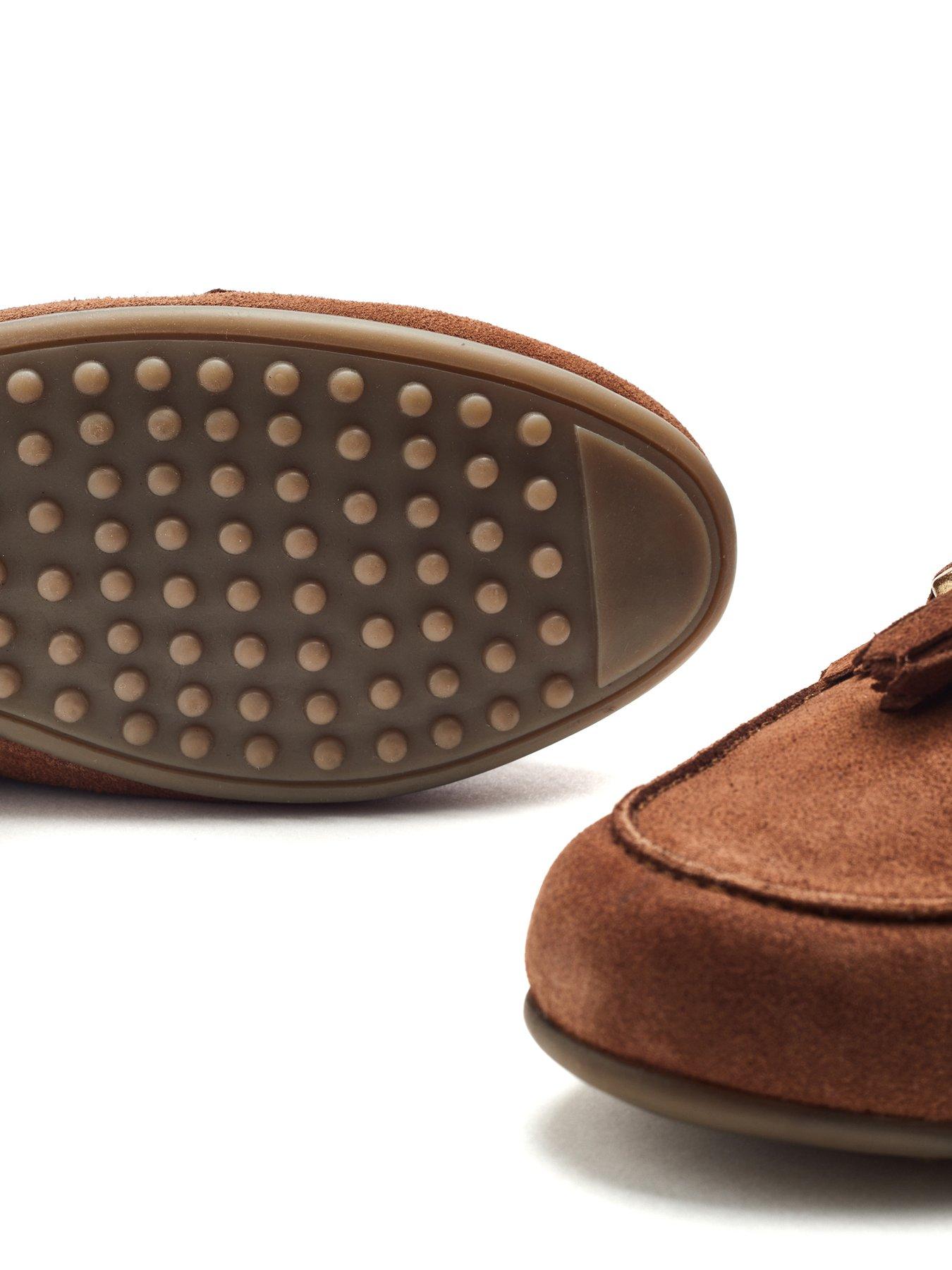 Image 4 of 4 of Moda In Pelle Essana Suede Loafer - Tan