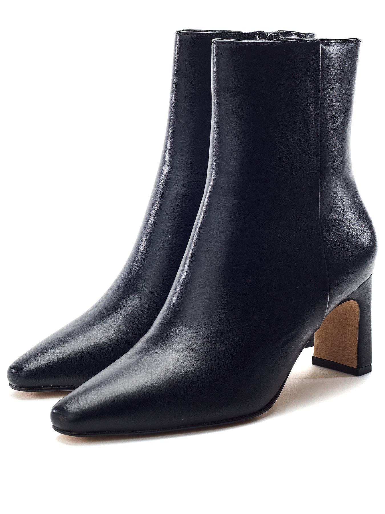 Image 2 of 4 of Moda In Pelle Opalia Heeled Ankle Boot - Black