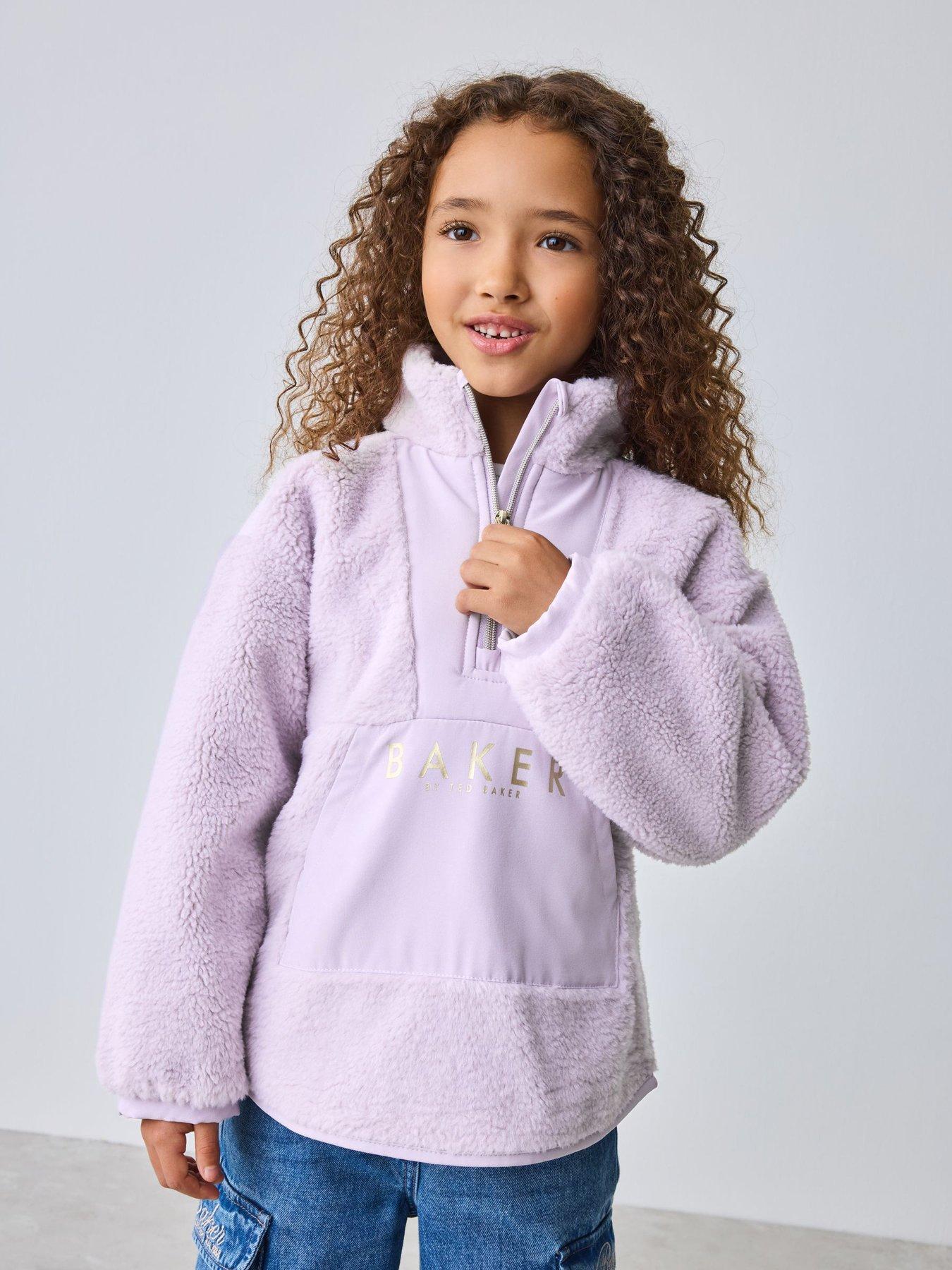  image of ted-baker-older-girls-pull-on-fleece-purple