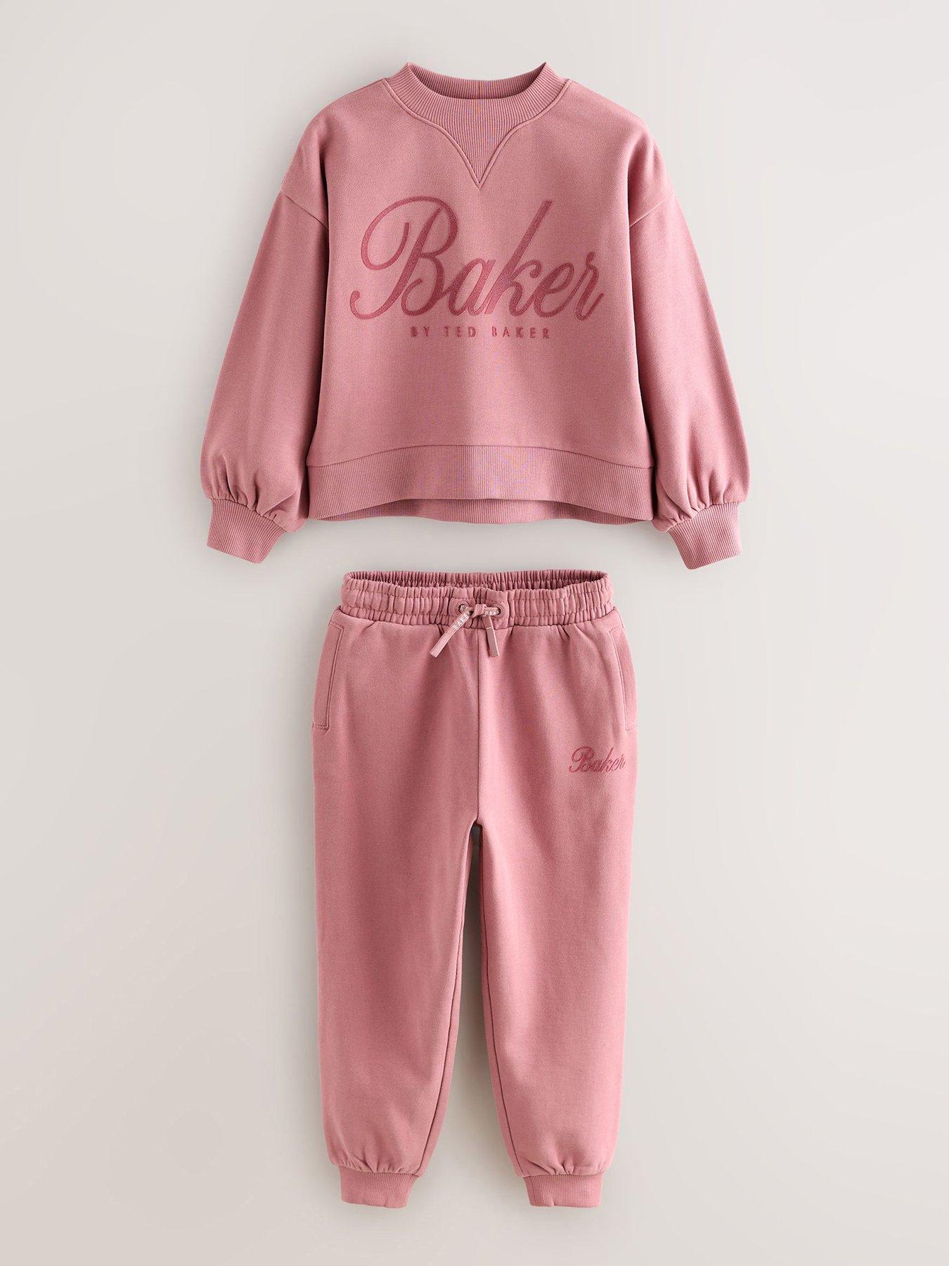 Ted Baker Older Girls Logo Sweat Set - Pink